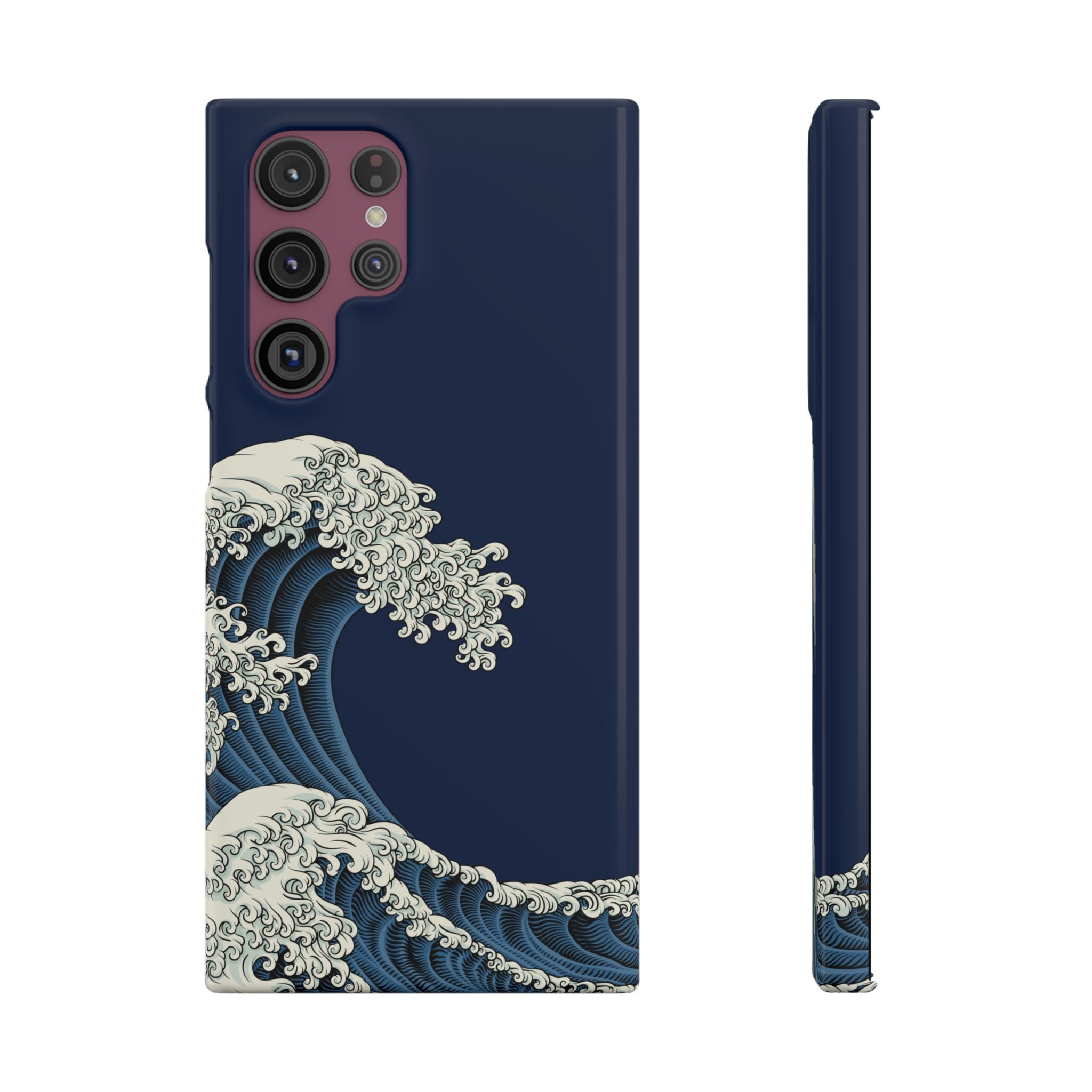 Phone Case — 'Go with the Flow' Wave Design