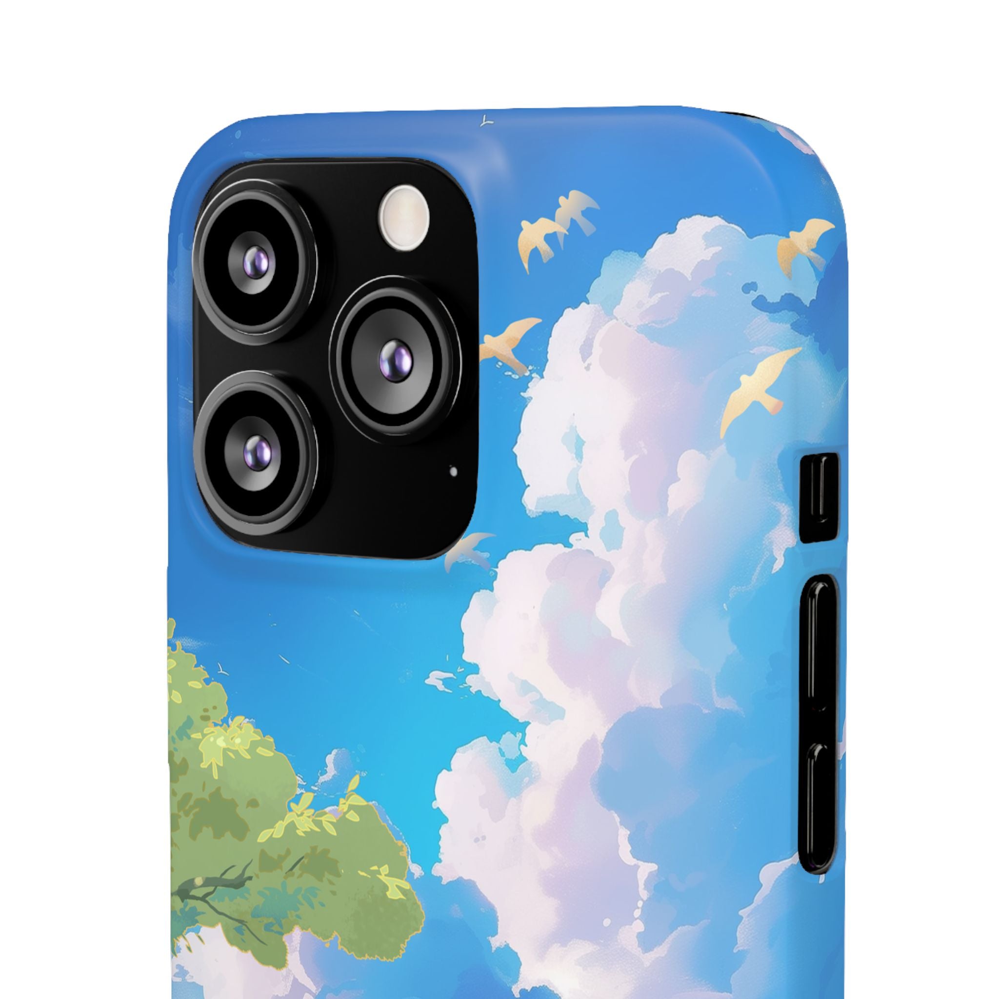 Snap Case Phone Case — Blue Sky Meadow Cloud Art