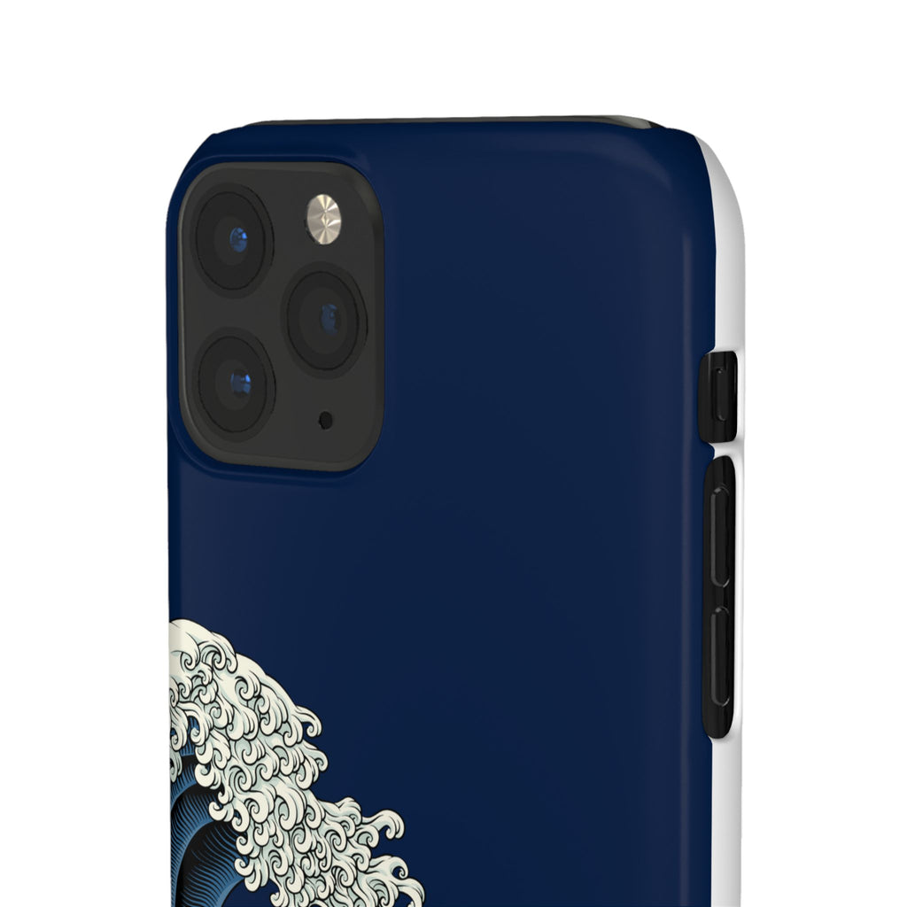 Phone Case — 'Go with the Flow' Wave Design