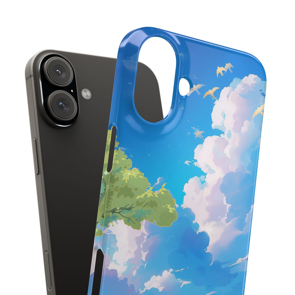 Snap Case Phone Case — Blue Sky Meadow Cloud Art