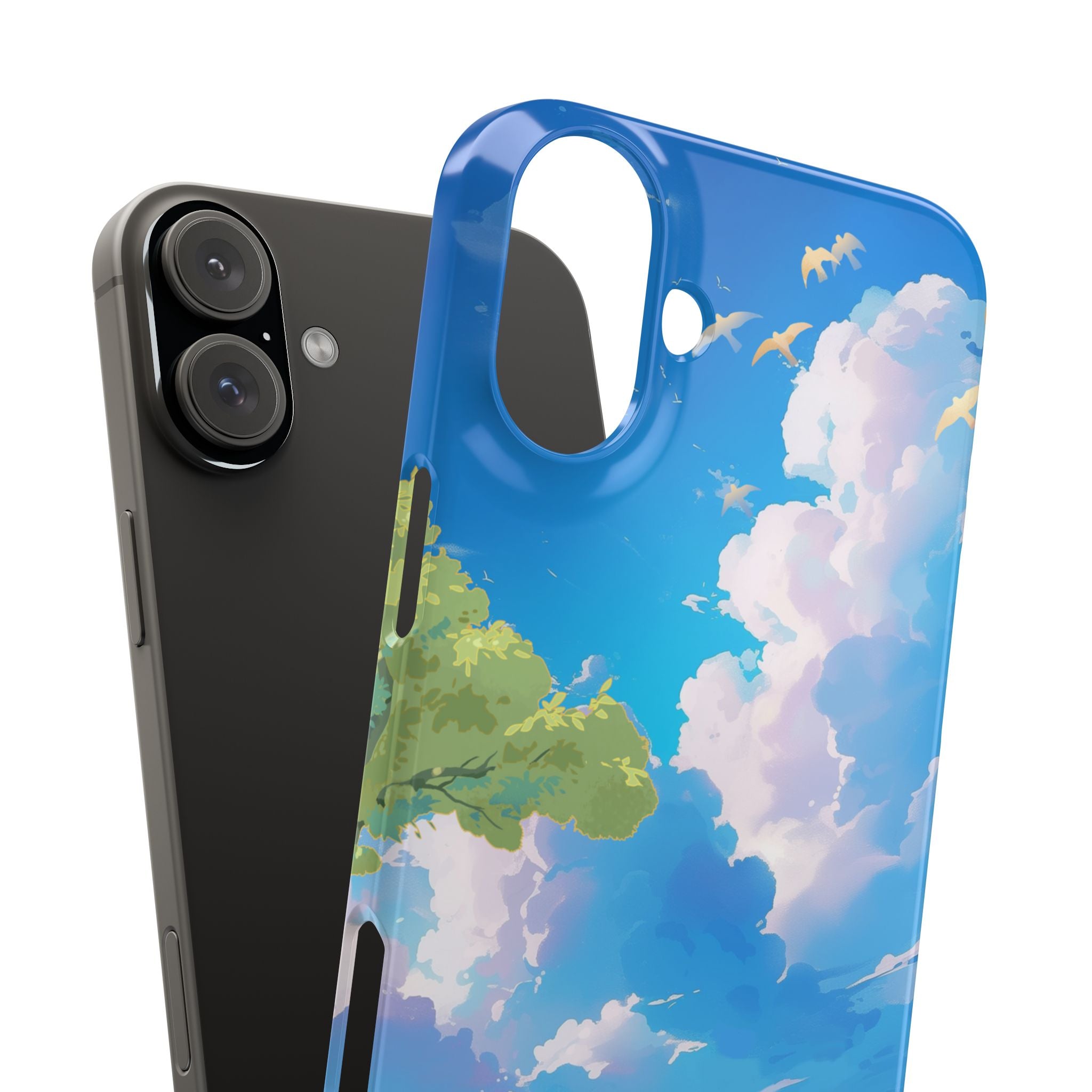 Snap Case Phone Case — Blue Sky Meadow Cloud Art