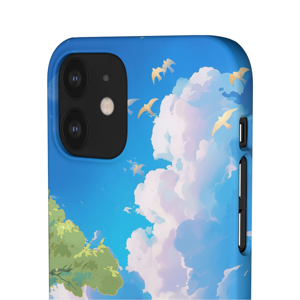 Snap Case Phone Case — Blue Sky Meadow Cloud Art