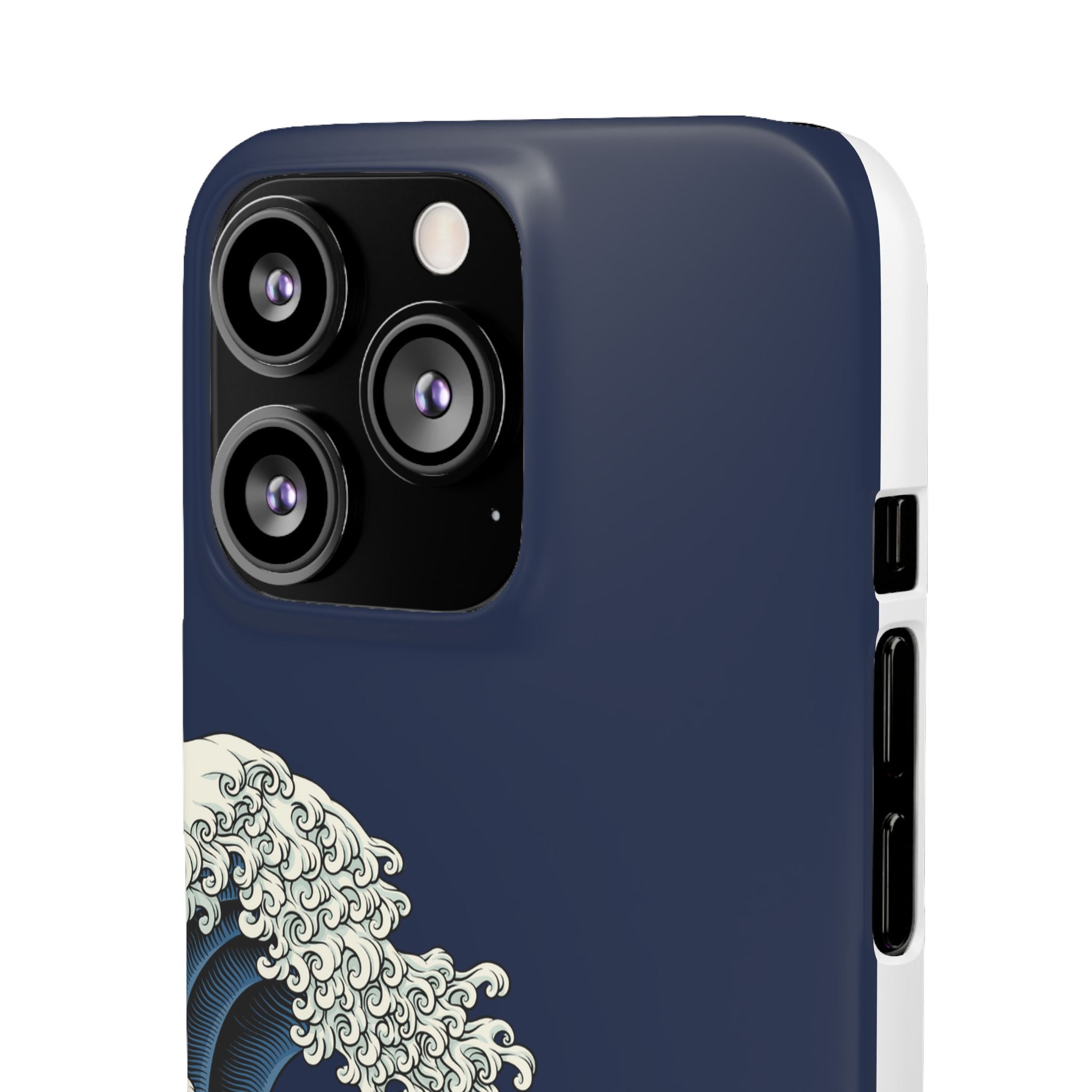 Phone Case — 'Go with the Flow' Wave Design