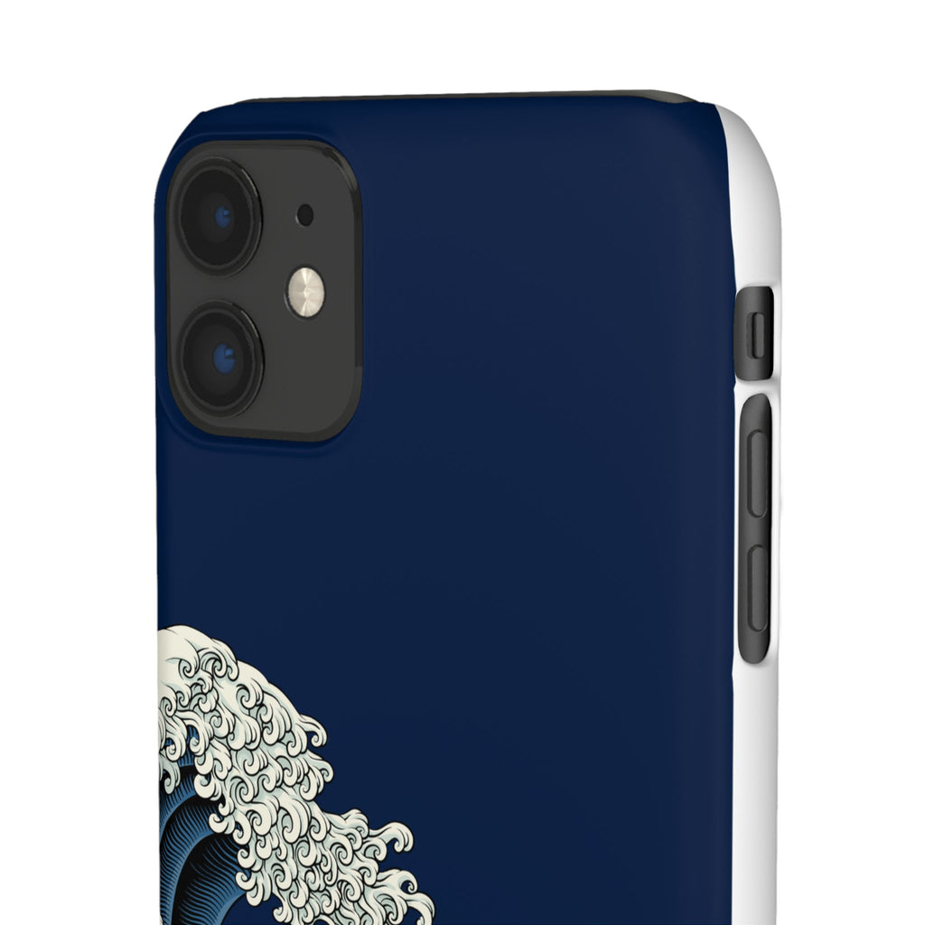 Phone Case — 'Go with the Flow' Wave Design