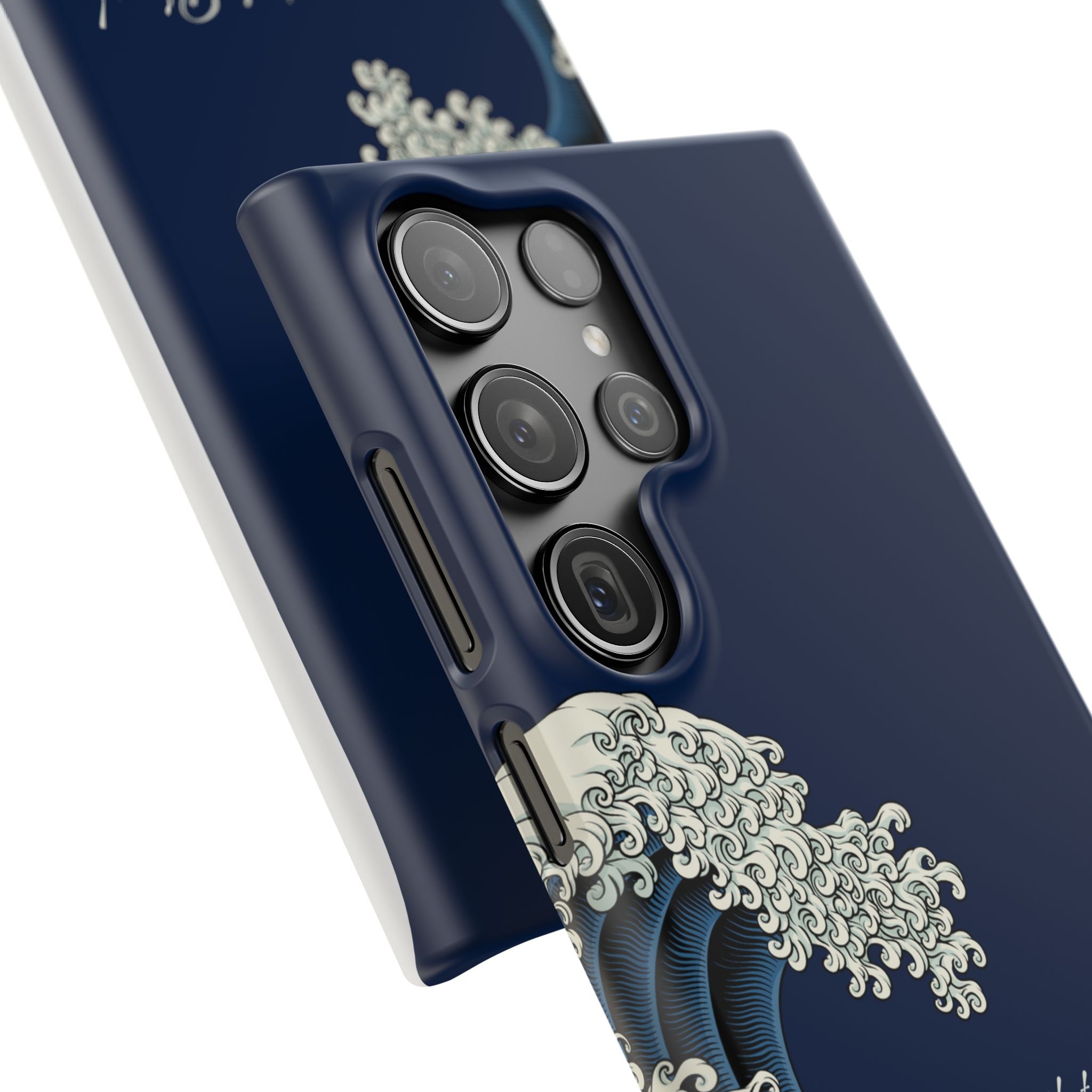 Phone Case — 'Go with the Flow' Wave Design