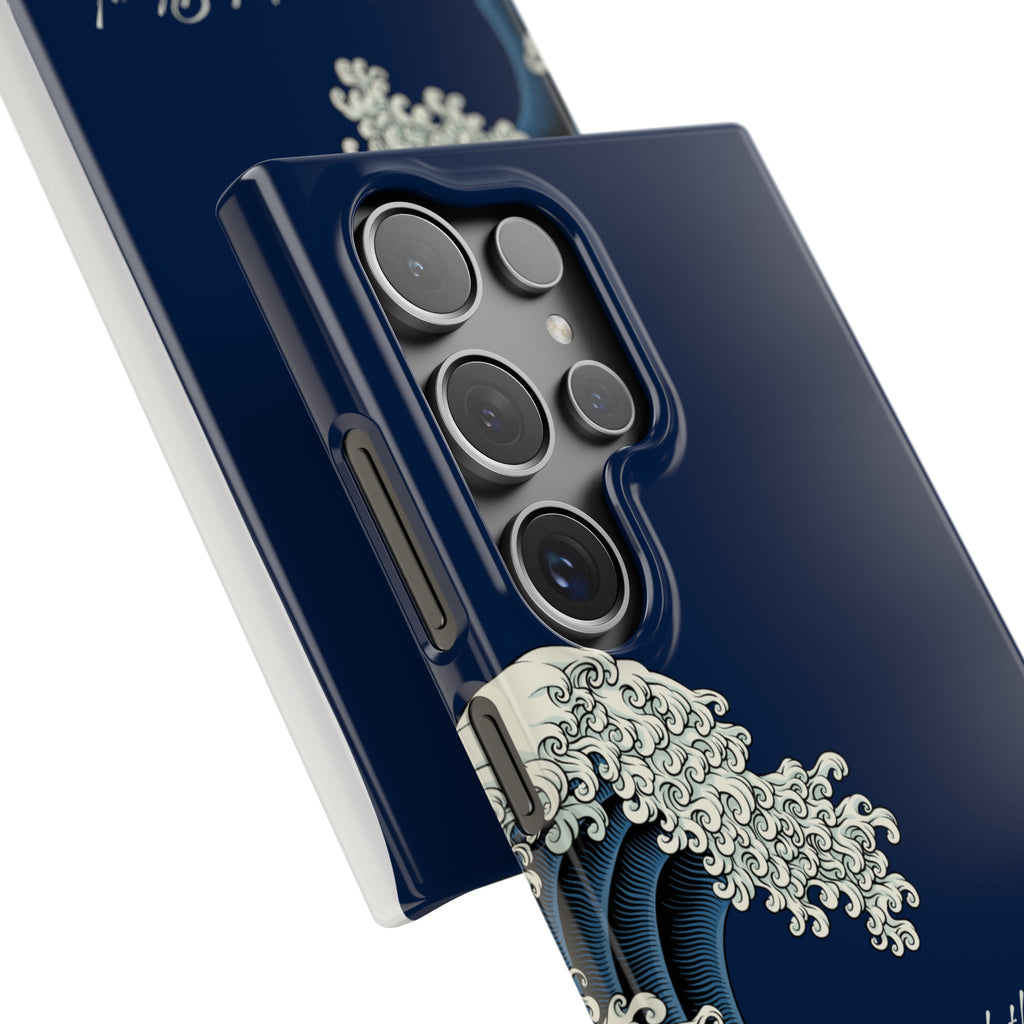 Phone Case — 'Go with the Flow' Wave Design
