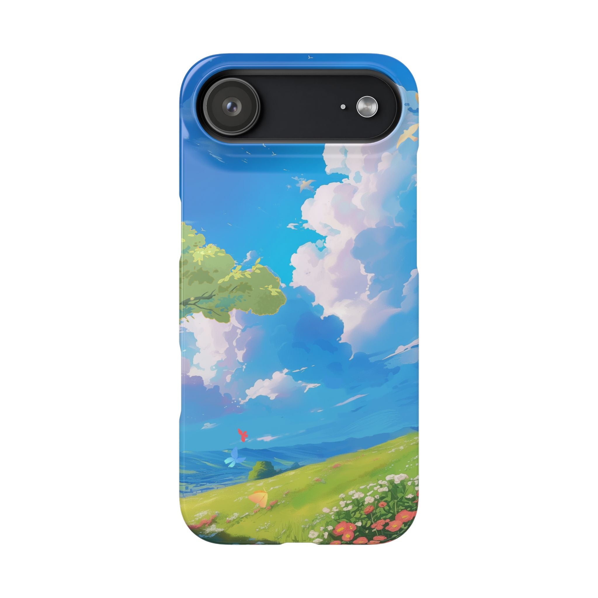 Snap Case Phone Case — Blue Sky Meadow Cloud Art