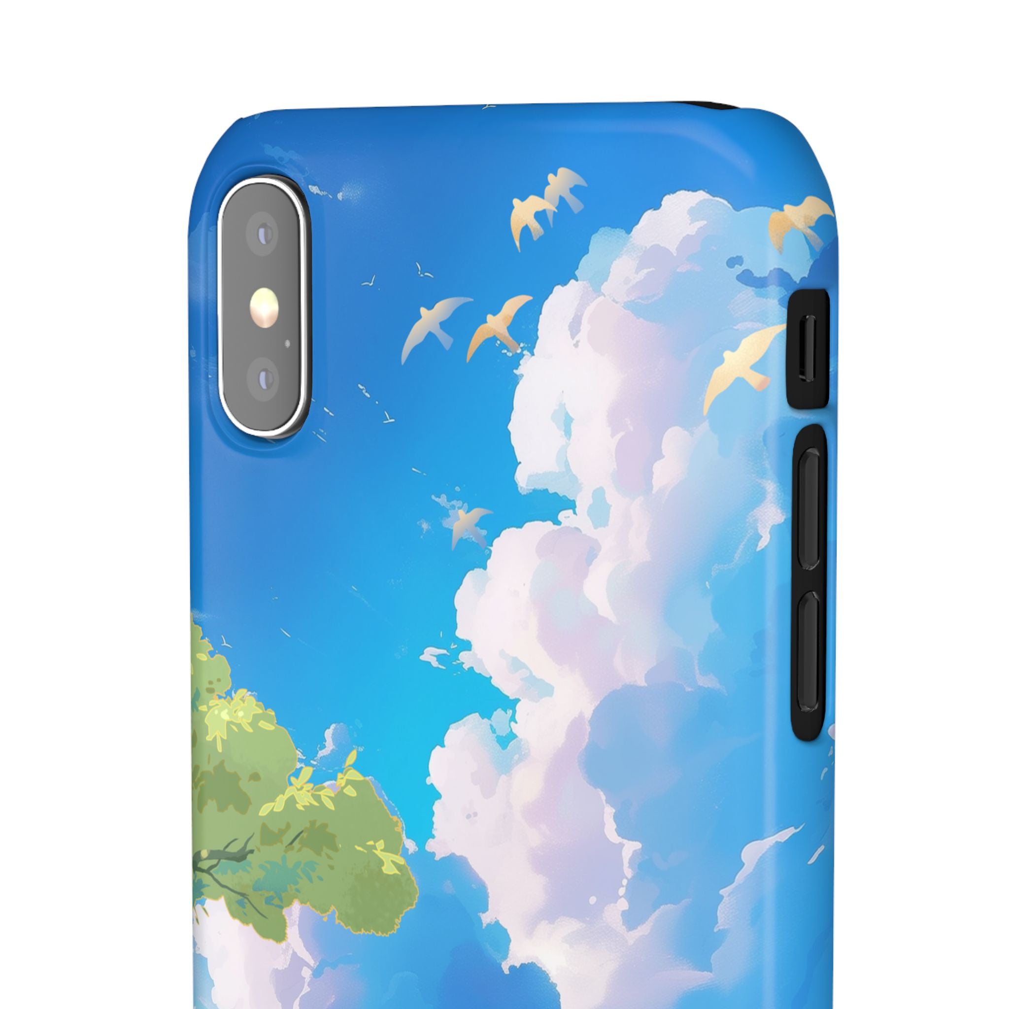Snap Case Phone Case — Blue Sky Meadow Cloud Art