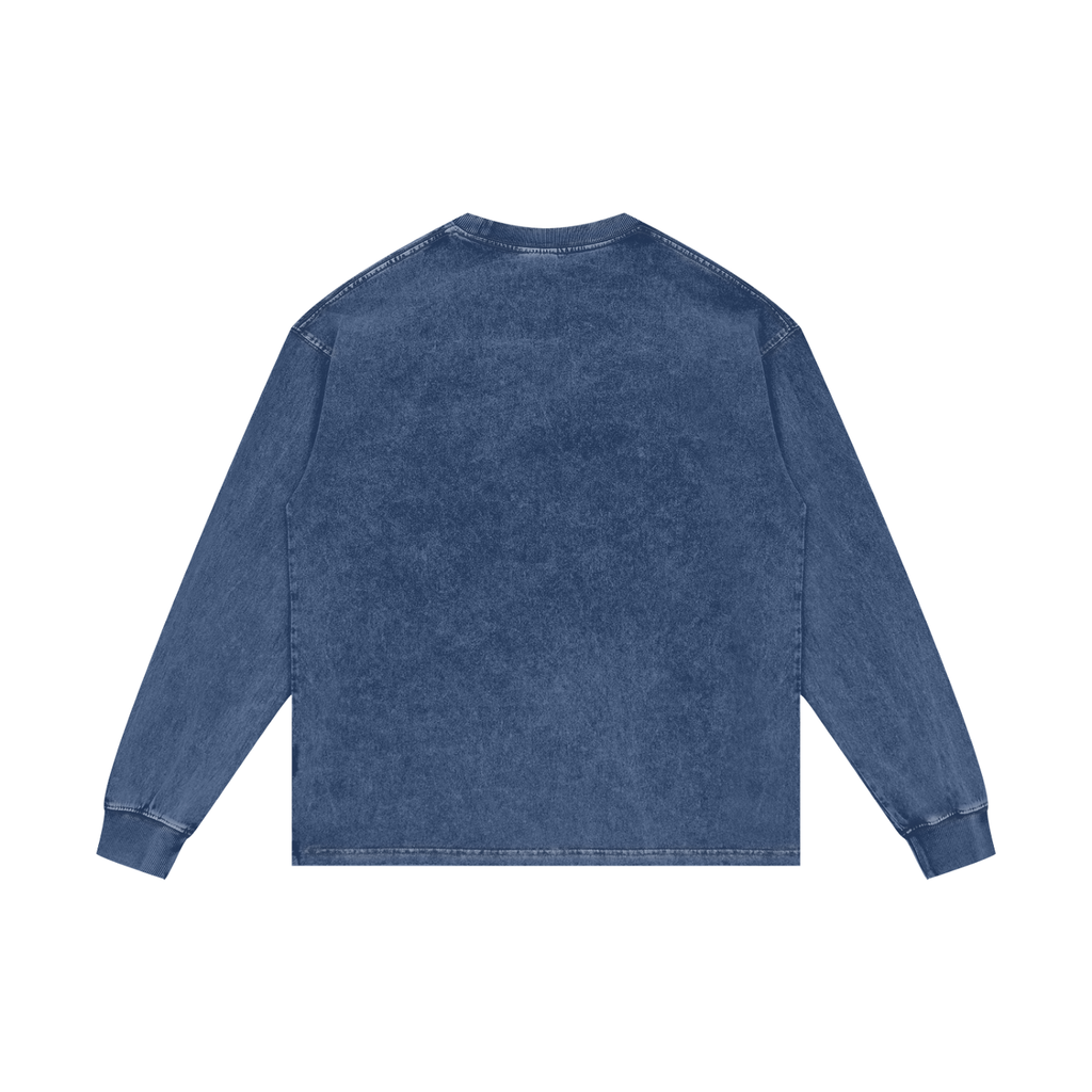 Washed Oversize Long Sleeve T-Shirt