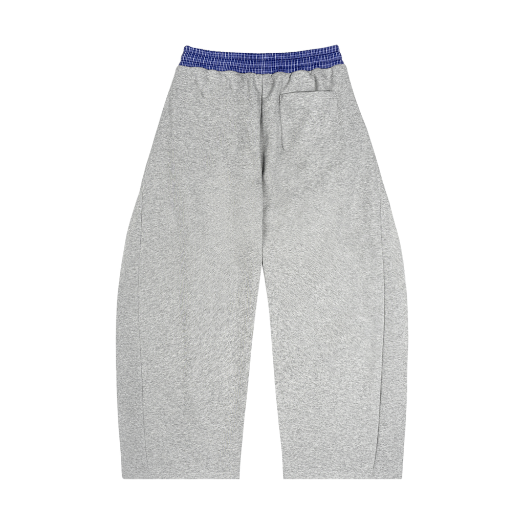 Plaid Waistband Sweatpants