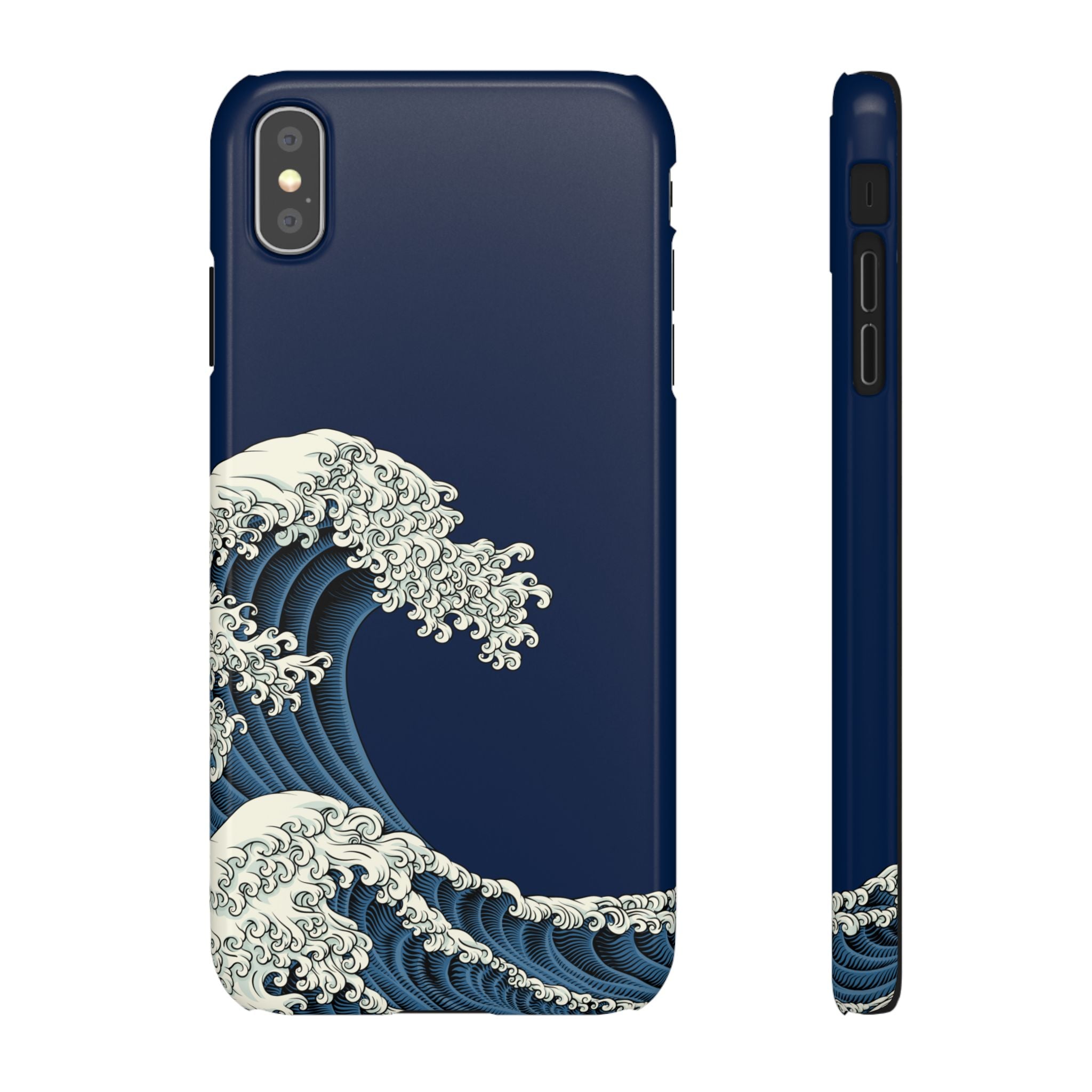 Phone Case — 'Go with the Flow' Wave Design