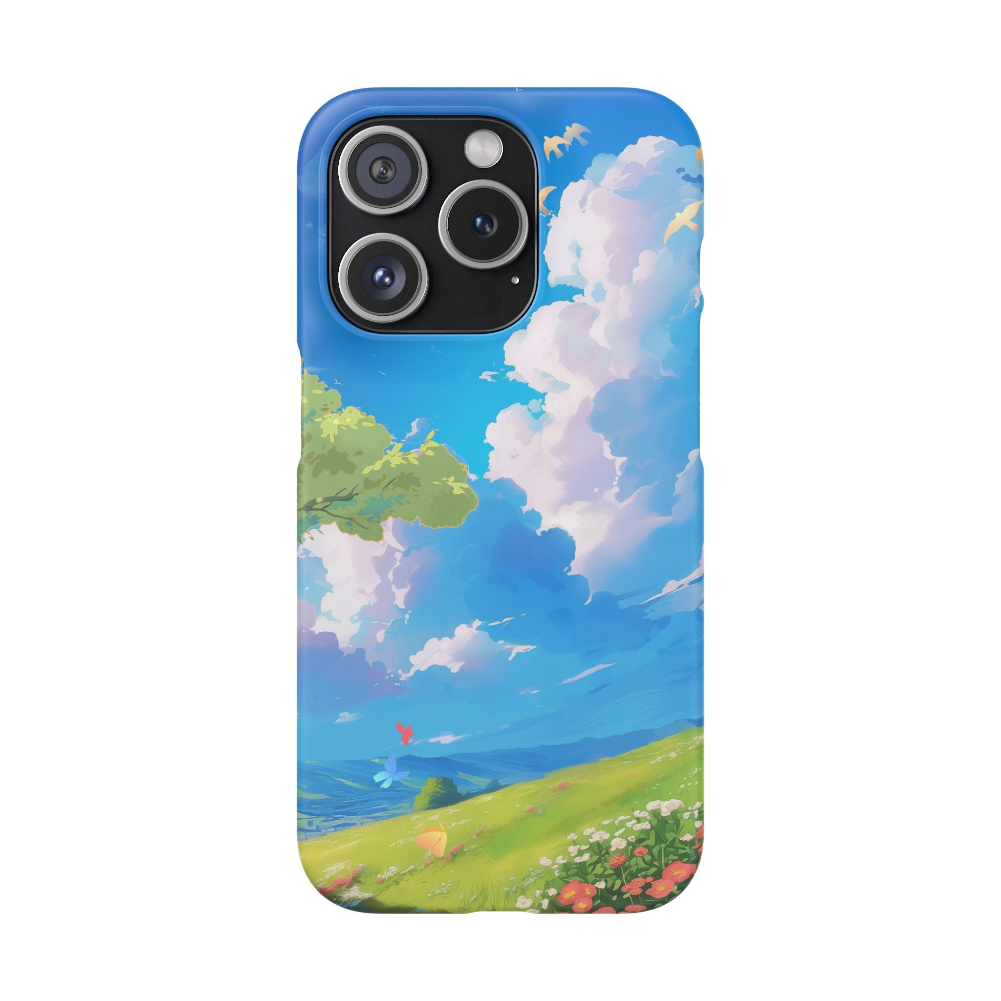 Snap Case Phone Case — Blue Sky Meadow Cloud Art