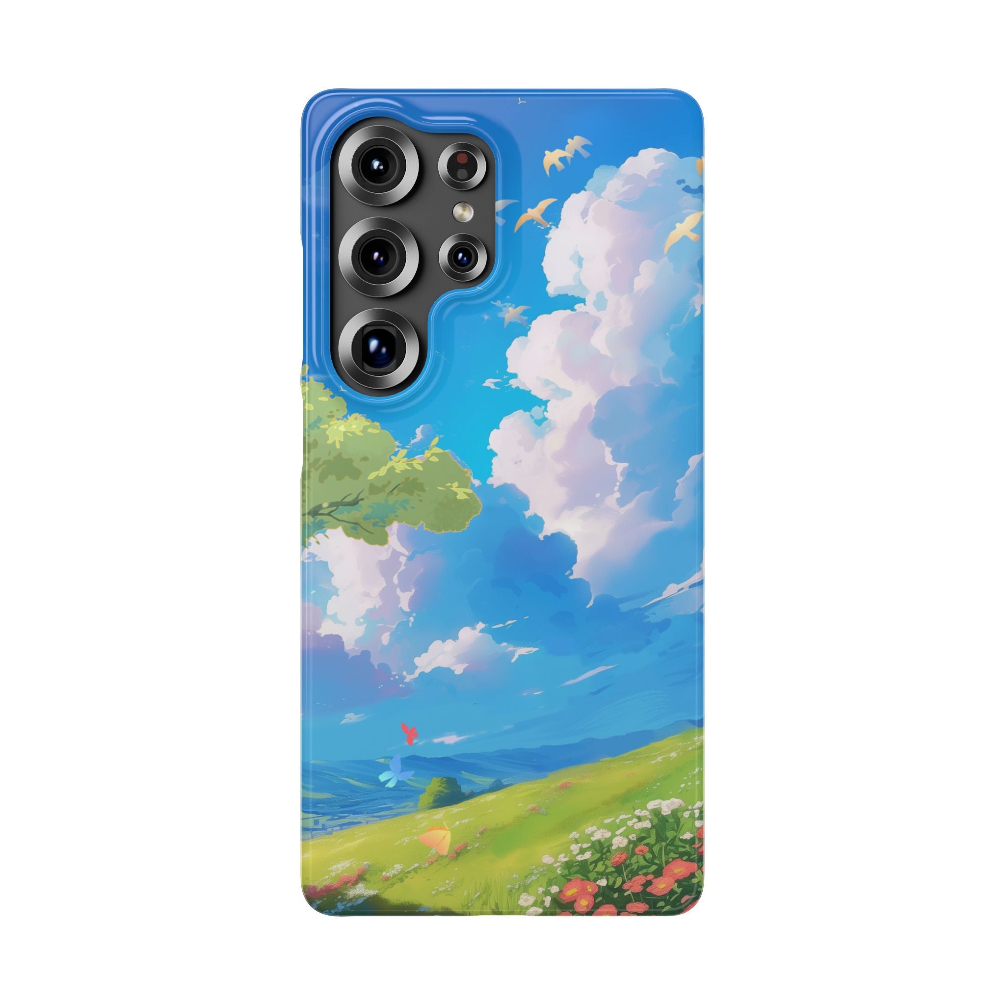 Snap Case Phone Case — Blue Sky Meadow Cloud Art
