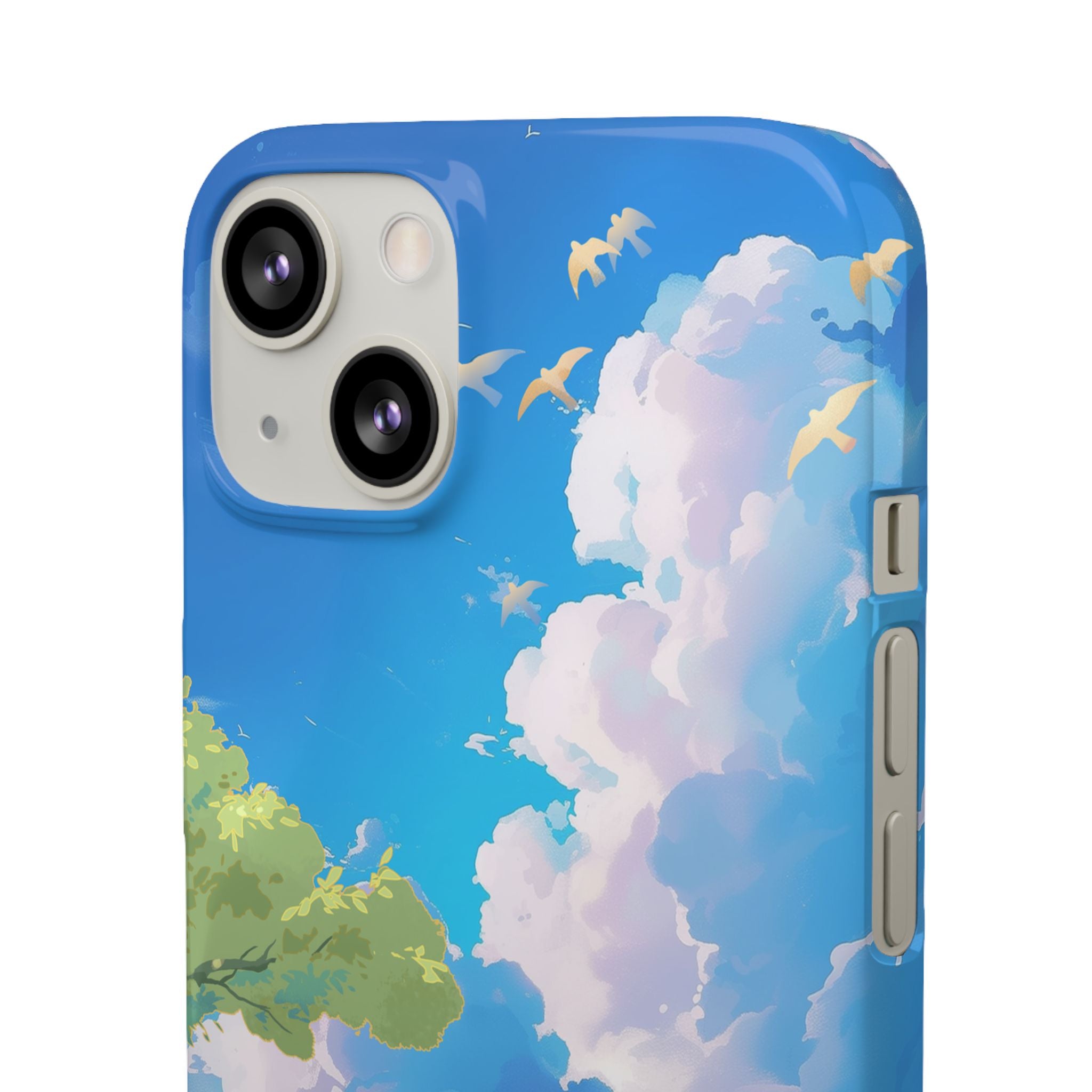 Snap Case Phone Case — Blue Sky Meadow Cloud Art