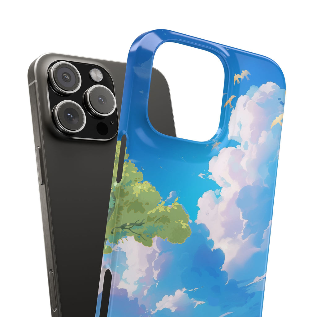 Snap Case Phone Case — Blue Sky Meadow Cloud Art