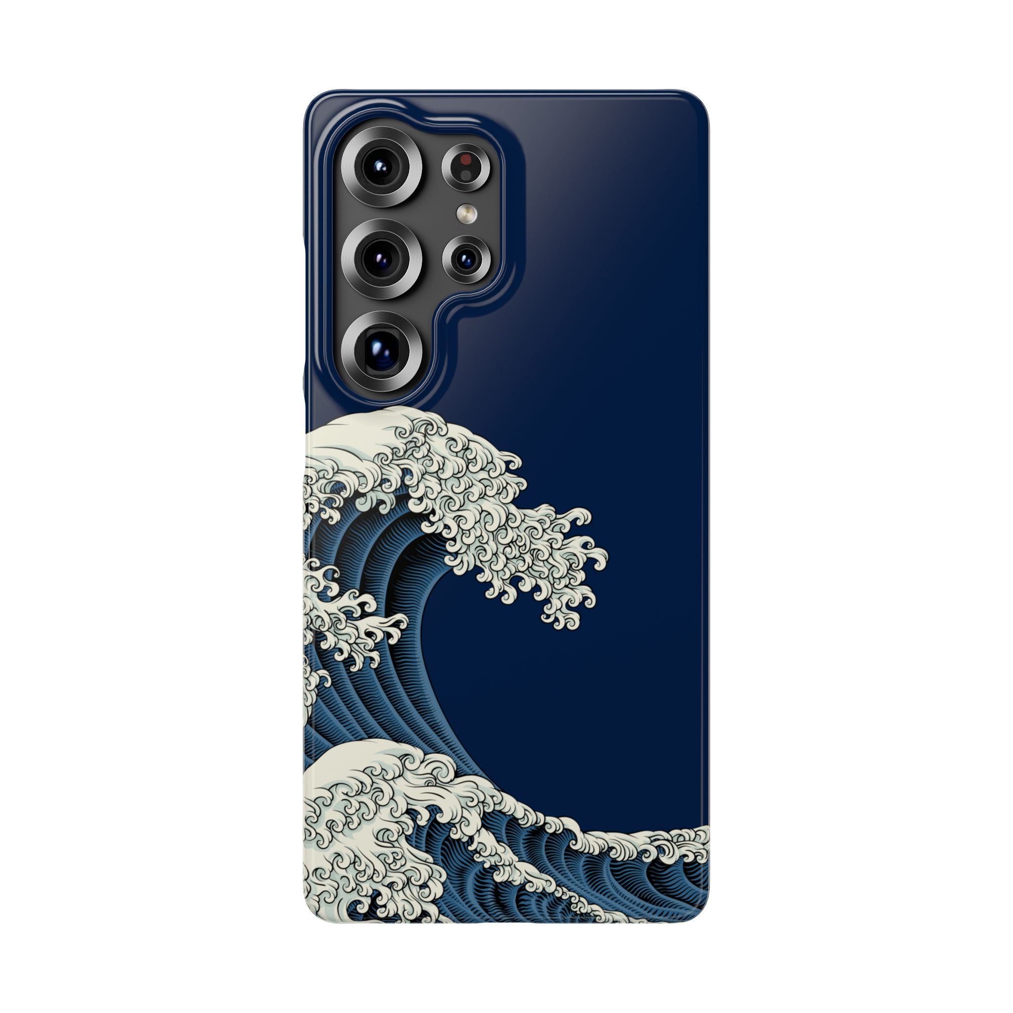 Phone Case — 'Go with the Flow' Wave Design