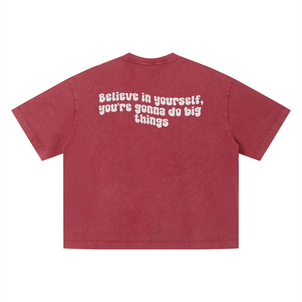 Unisex Vintage Wash Boxy T-Shirt