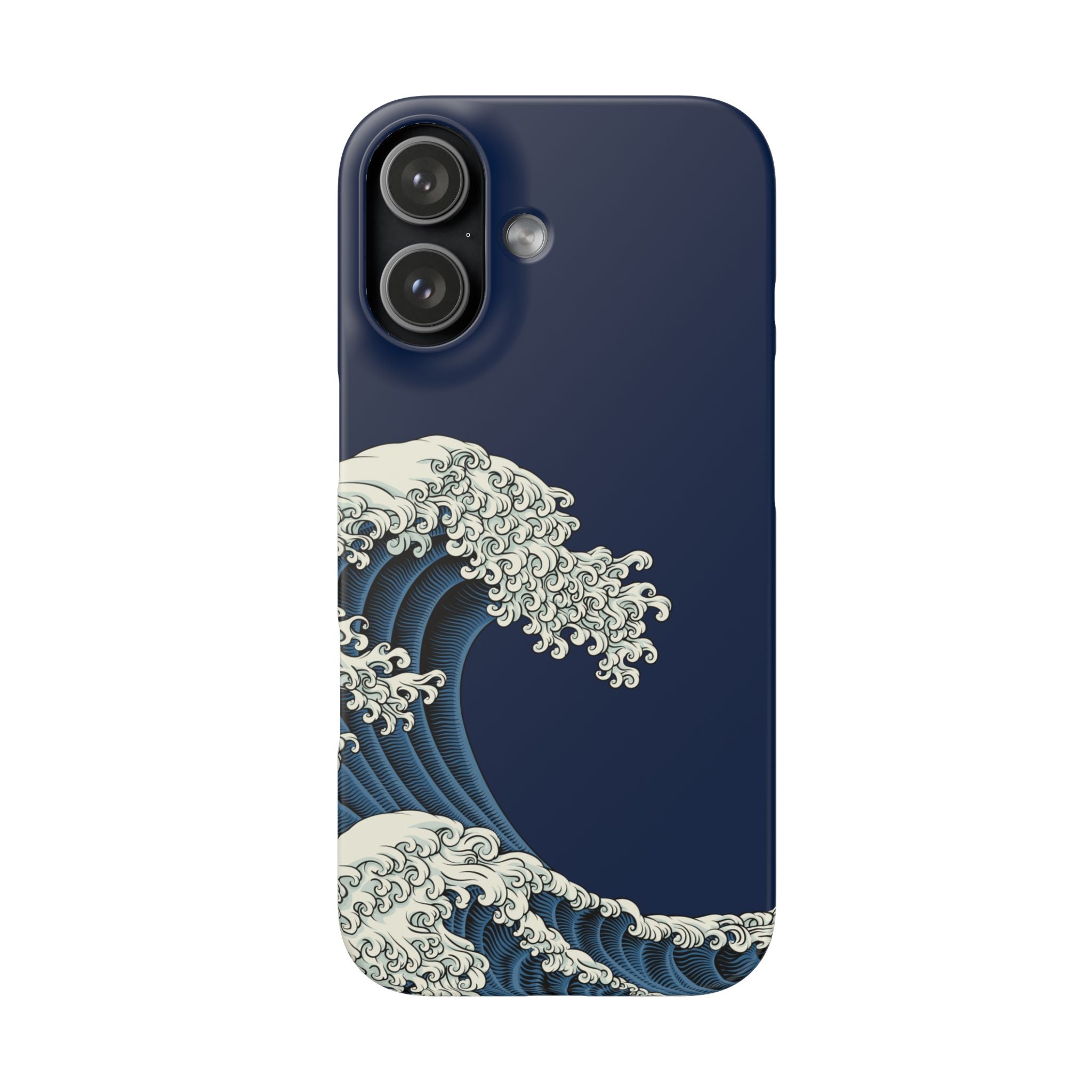 Phone Case — 'Go with the Flow' Wave Design