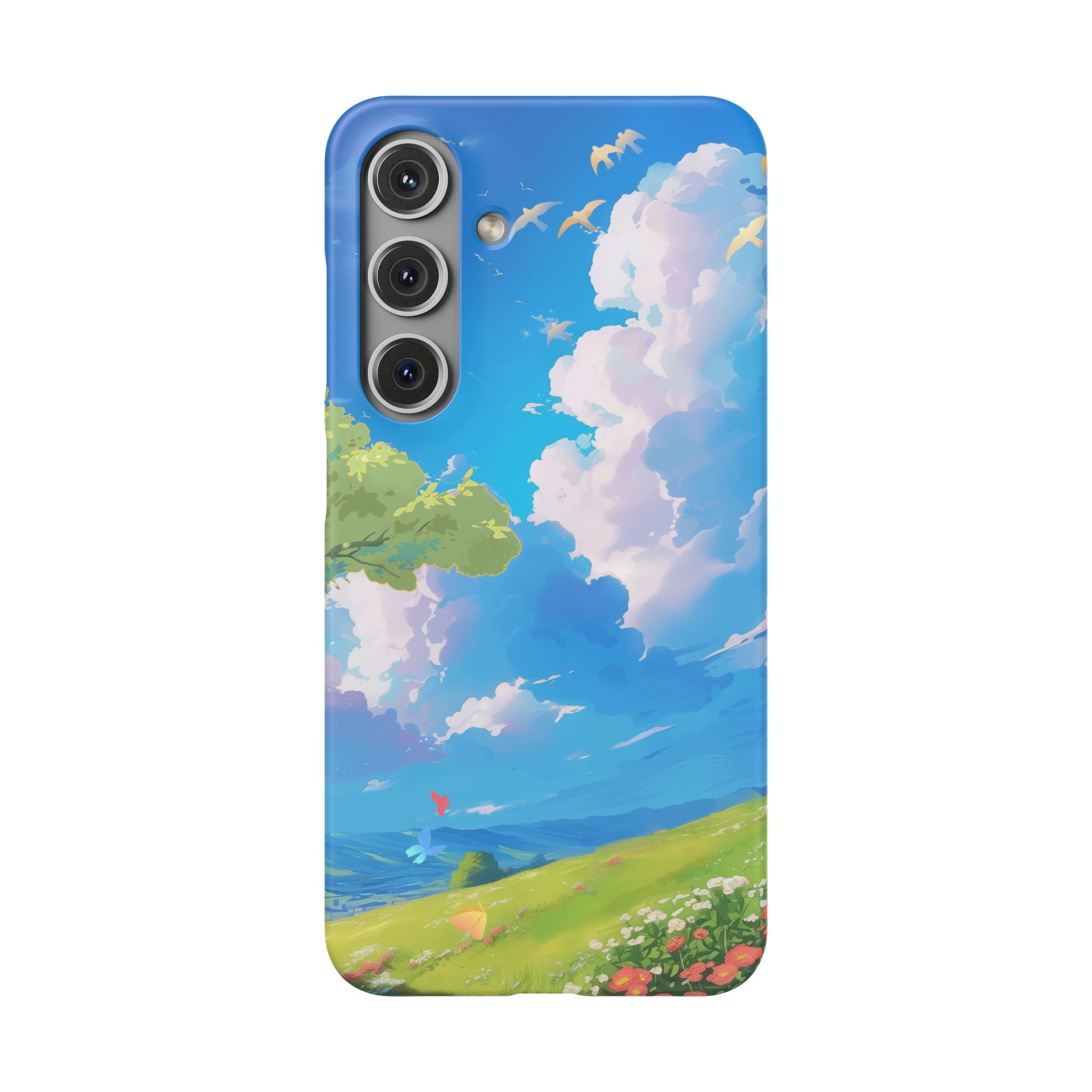 Snap Case Phone Case — Blue Sky Meadow Cloud Art