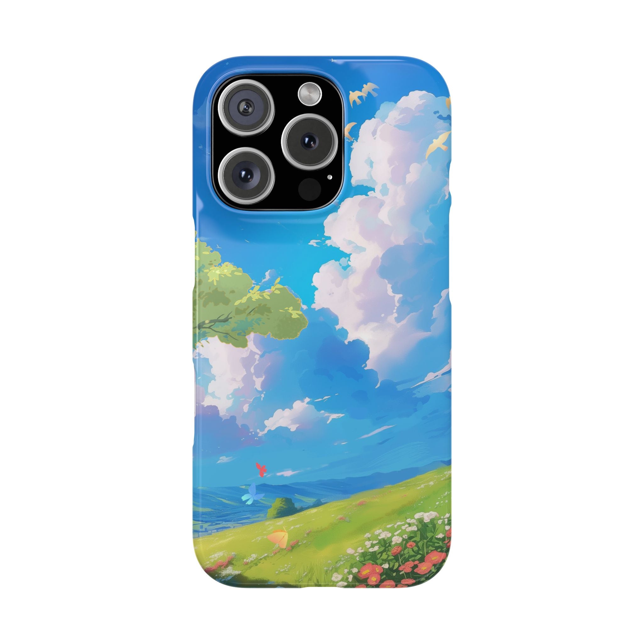 Snap Case Phone Case — Blue Sky Meadow Cloud Art