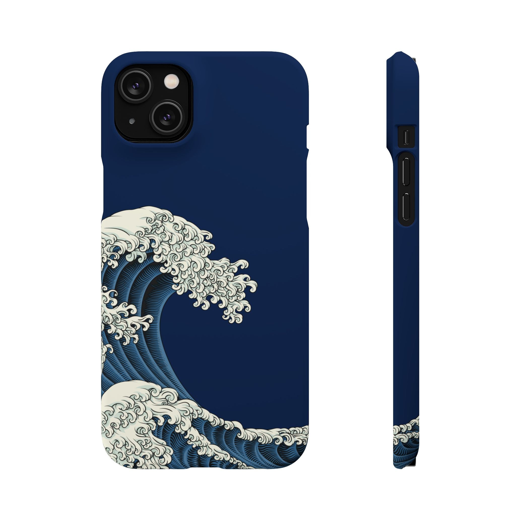 Phone Case — 'Go with the Flow' Wave Design