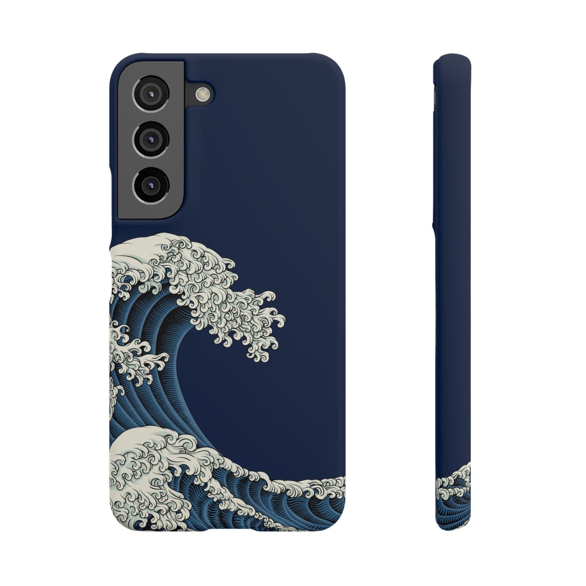 Phone Case — 'Go with the Flow' Wave Design