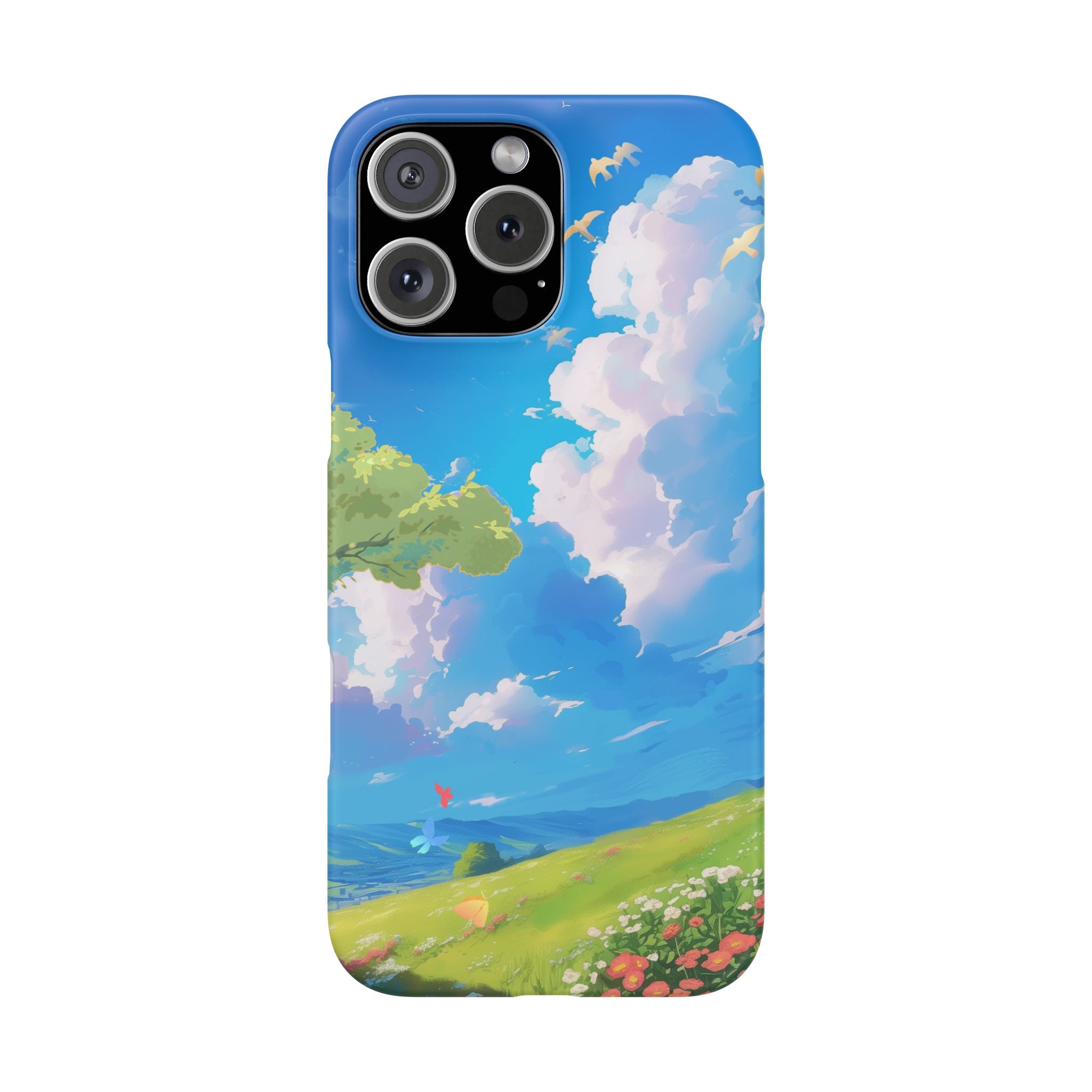 Snap Case Phone Case — Blue Sky Meadow Cloud Art