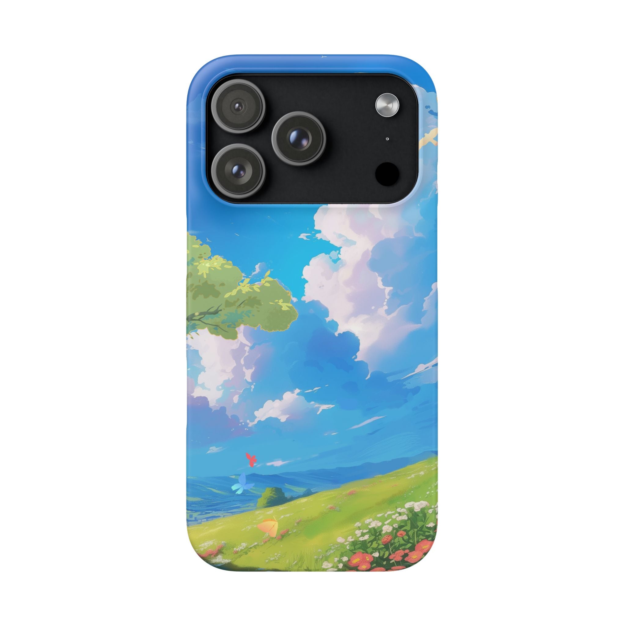Snap Case Phone Case — Blue Sky Meadow Cloud Art