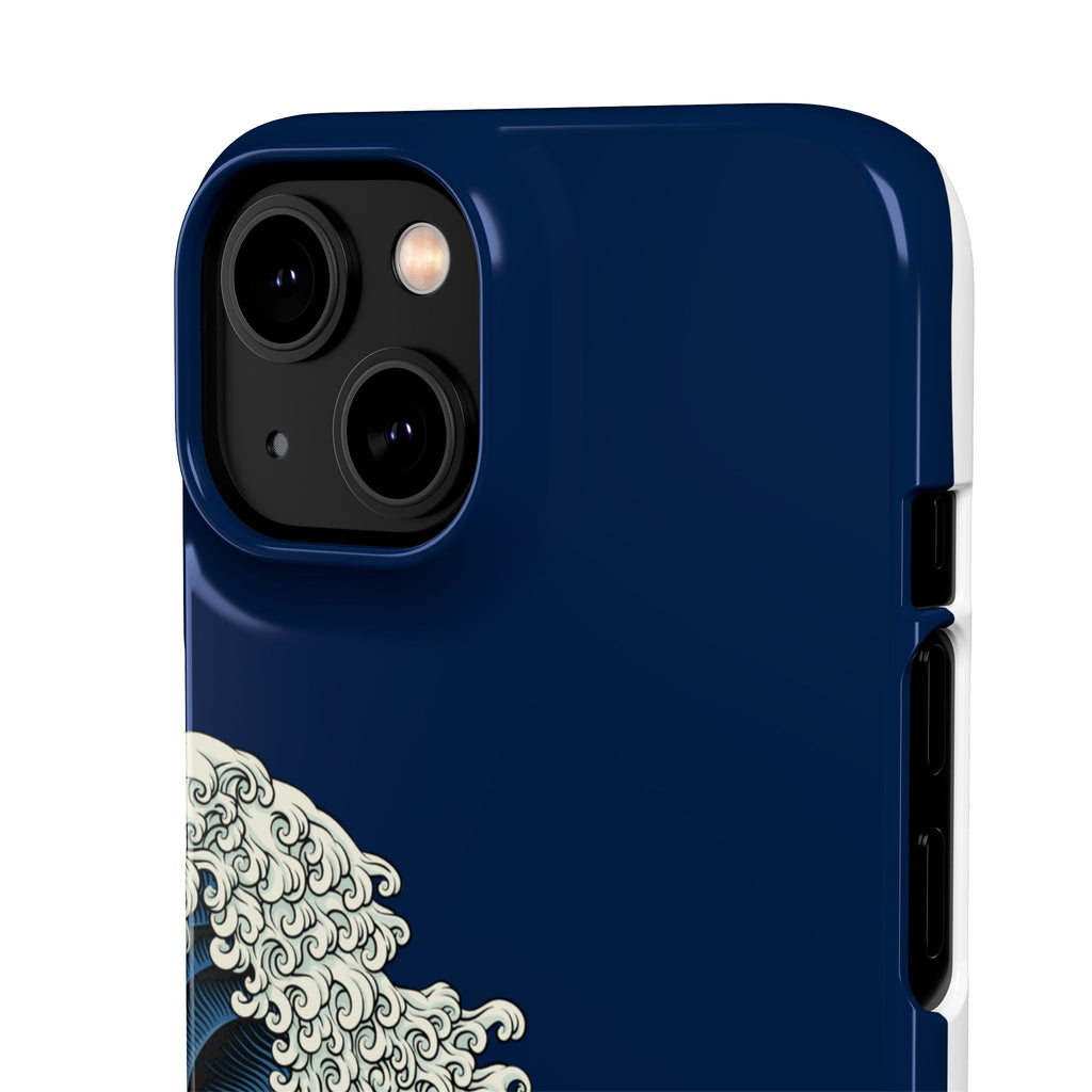 Phone Case — 'Go with the Flow' Wave Design