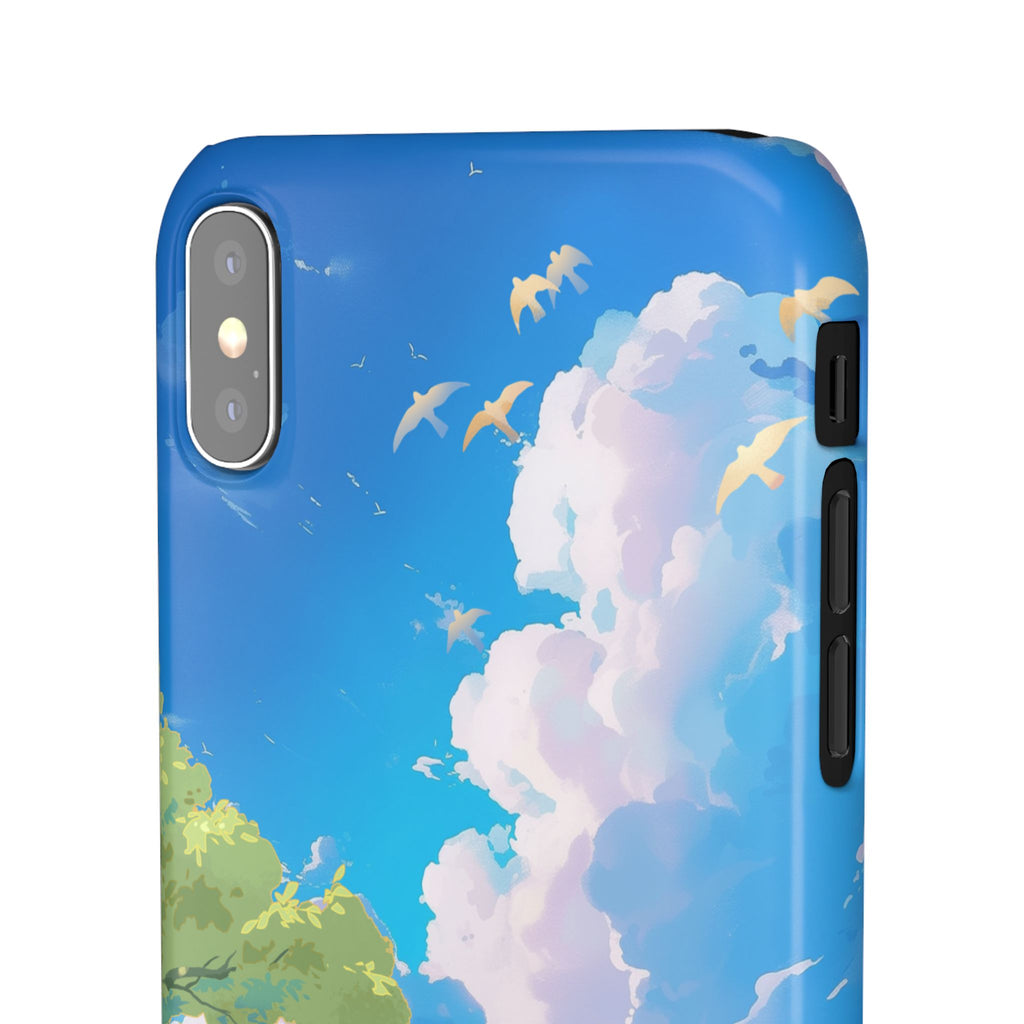 Snap Case Phone Case — Blue Sky Meadow Cloud Art