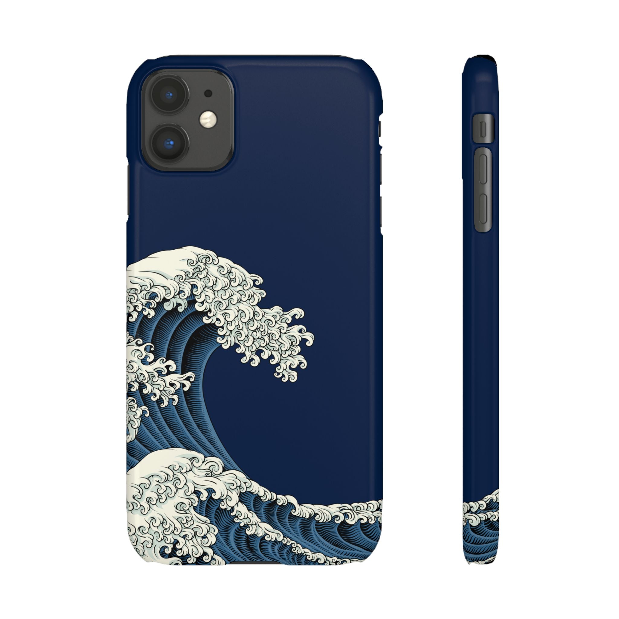 Phone Case — 'Go with the Flow' Wave Design