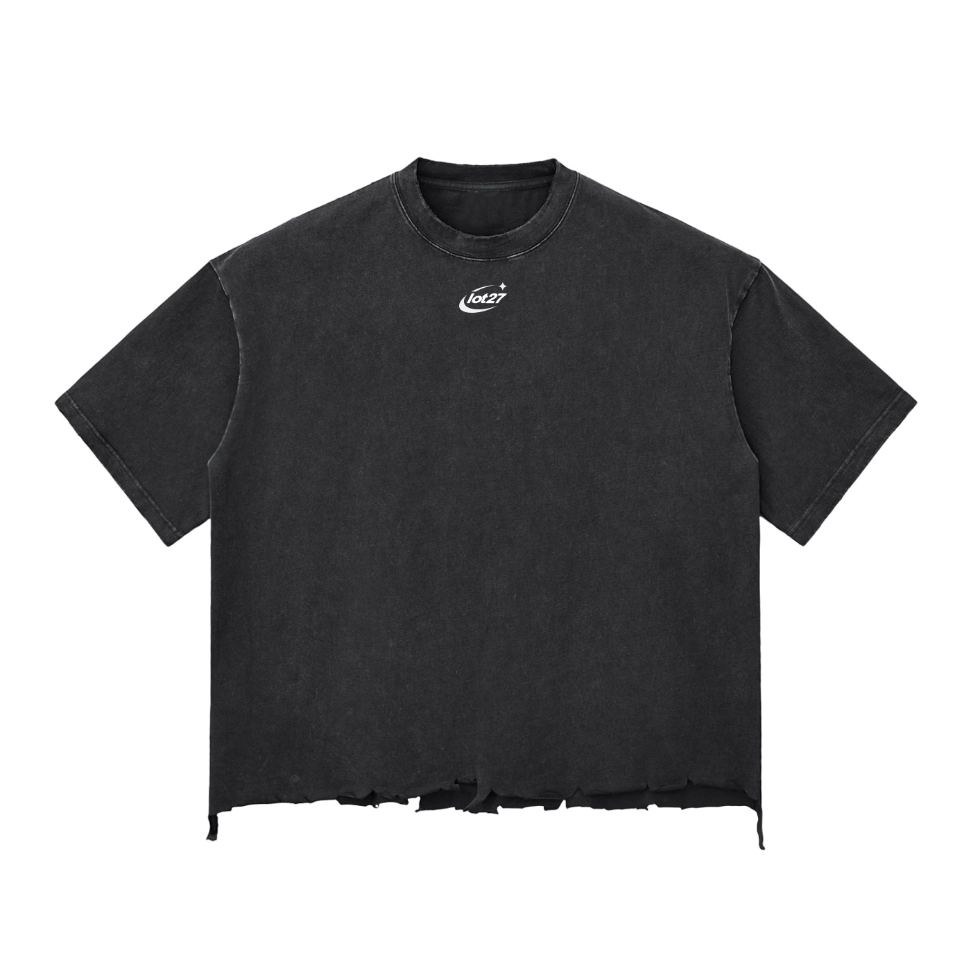 Raw-Hem Boxy T-shirt