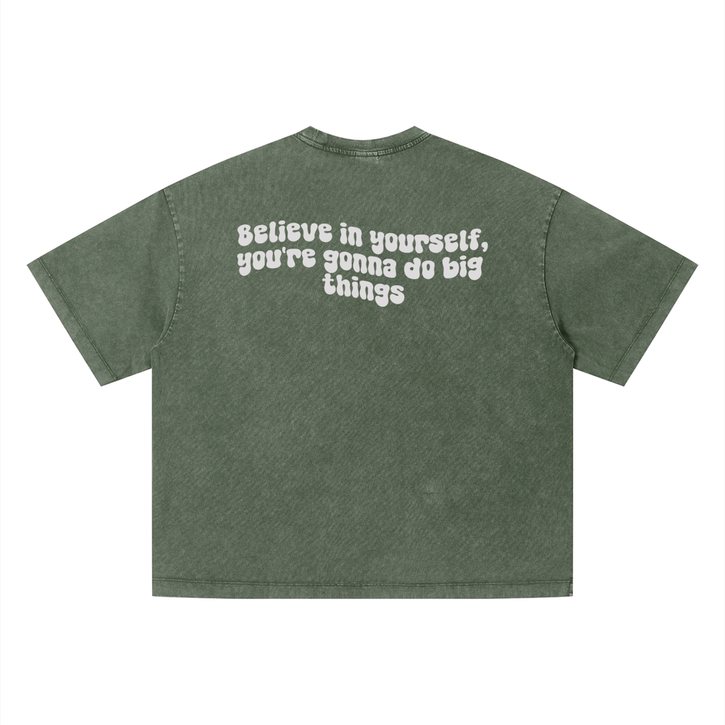 Unisex Vintage Wash Boxy T-Shirt