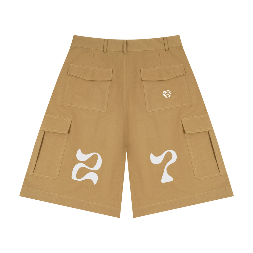 Unisex Woven Cargo Shorts