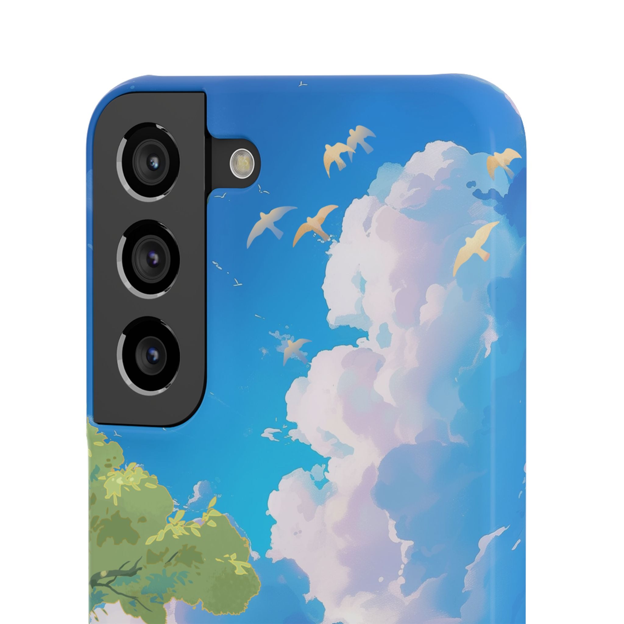 Snap Case Phone Case — Blue Sky Meadow Cloud Art
