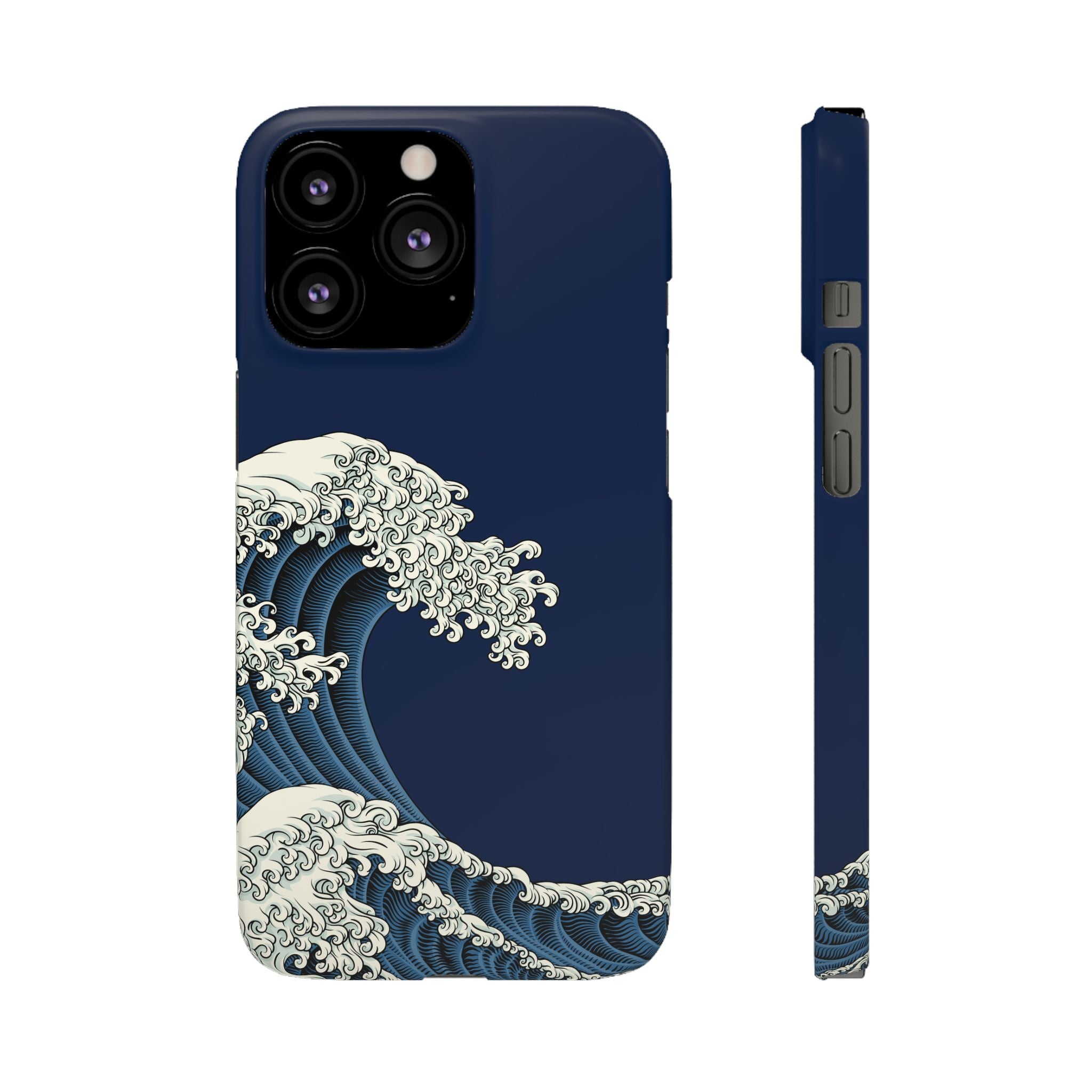 Phone Case — 'Go with the Flow' Wave Design