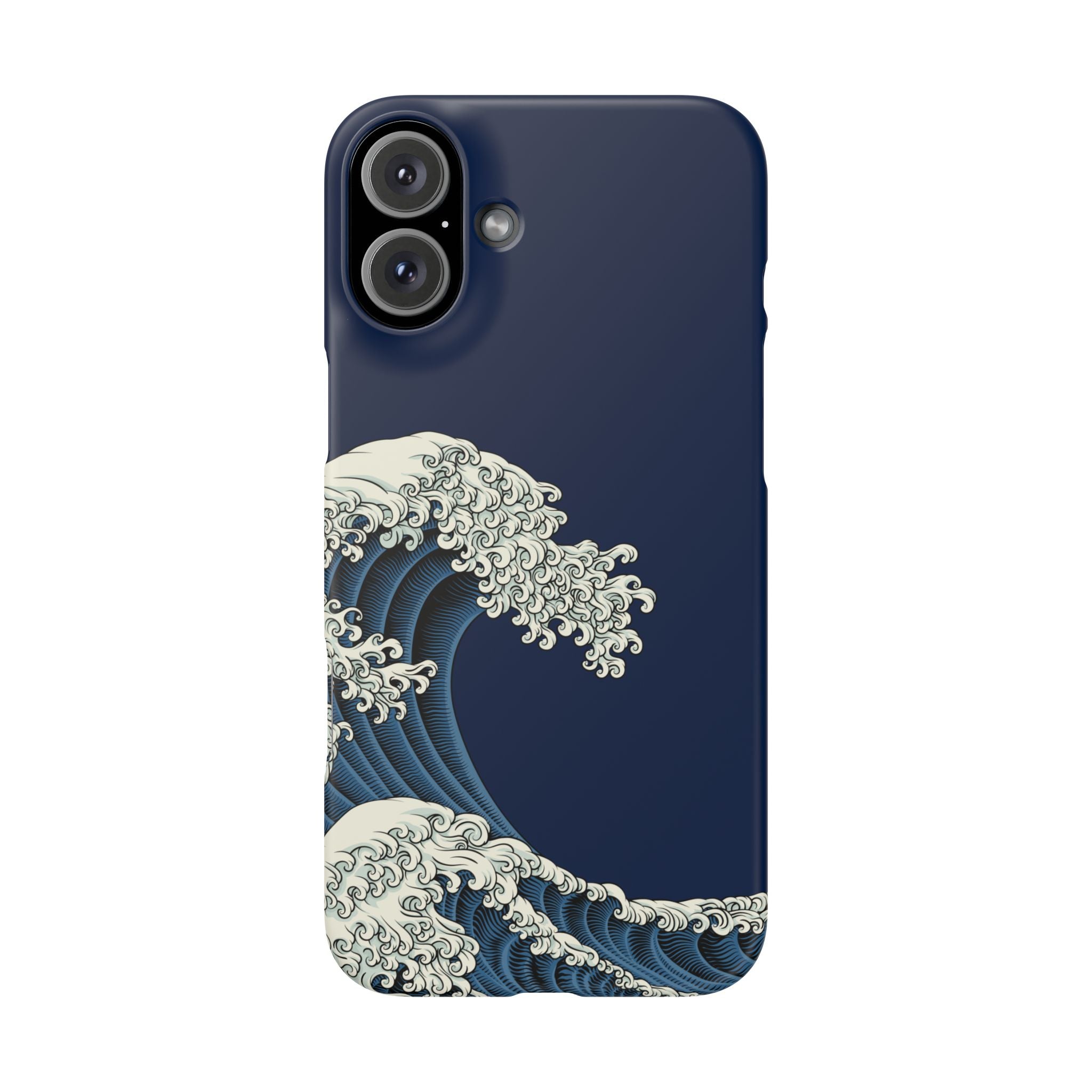 Phone Case — 'Go with the Flow' Wave Design
