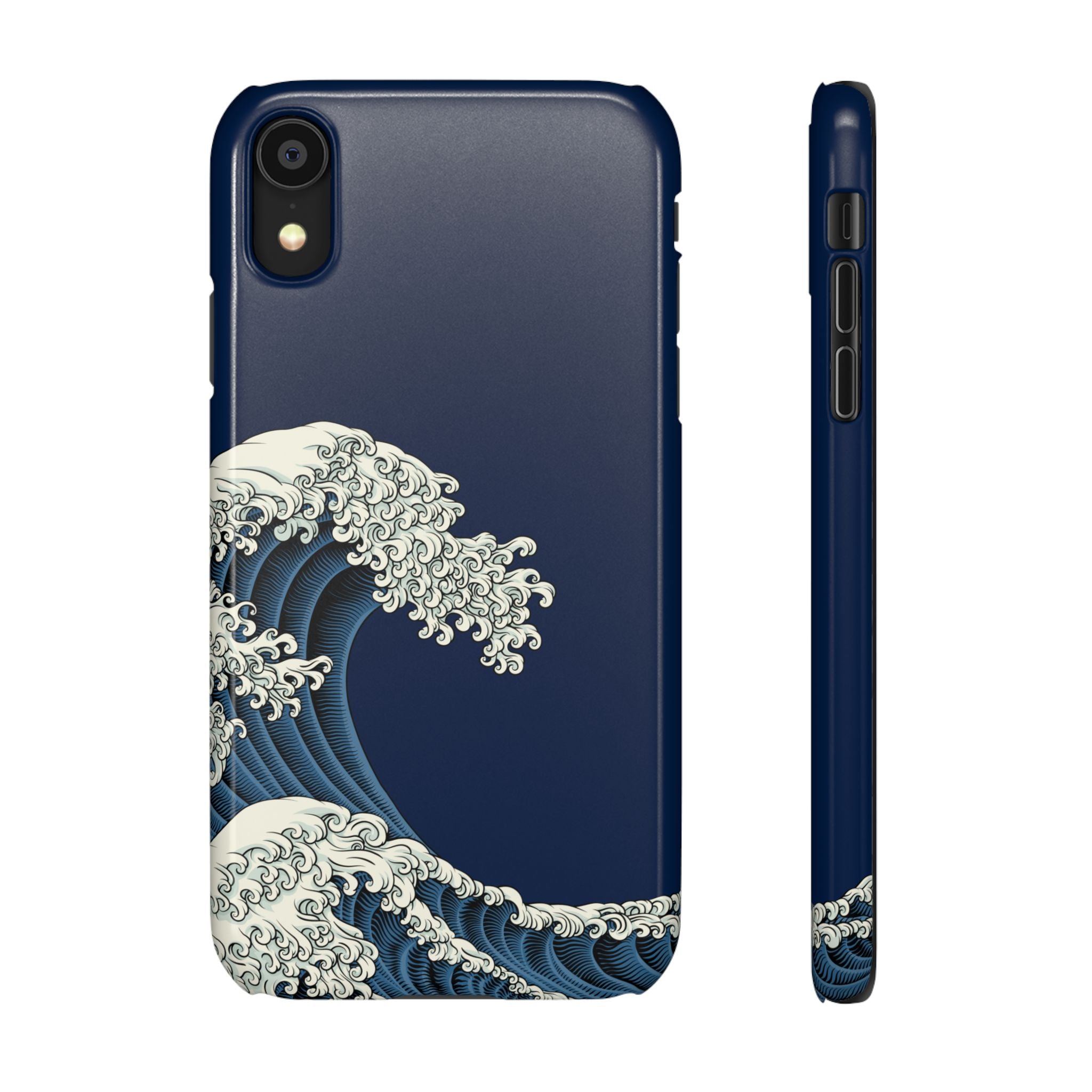 Phone Case — 'Go with the Flow' Wave Design