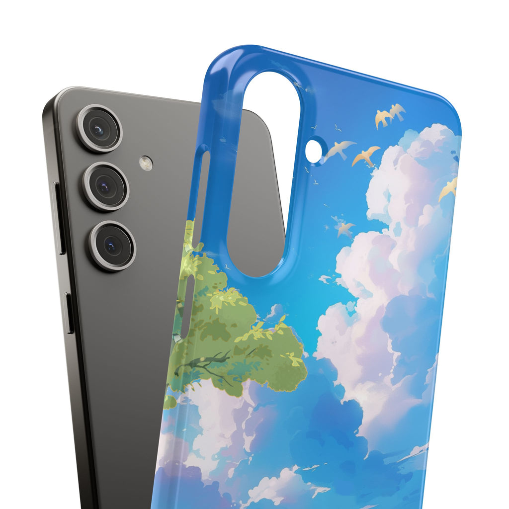 Snap Case Phone Case — Blue Sky Meadow Cloud Art