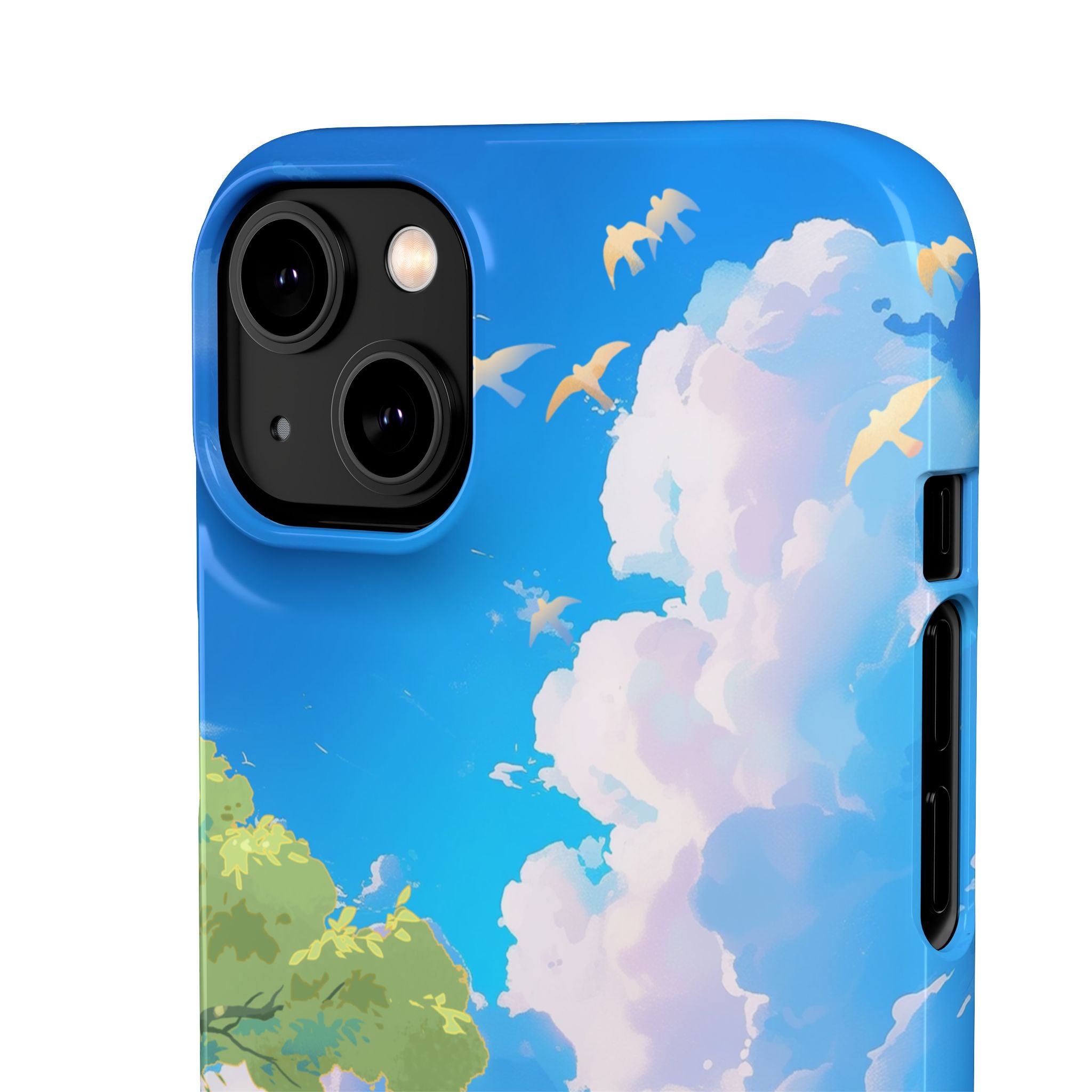 Snap Case Phone Case — Blue Sky Meadow Cloud Art