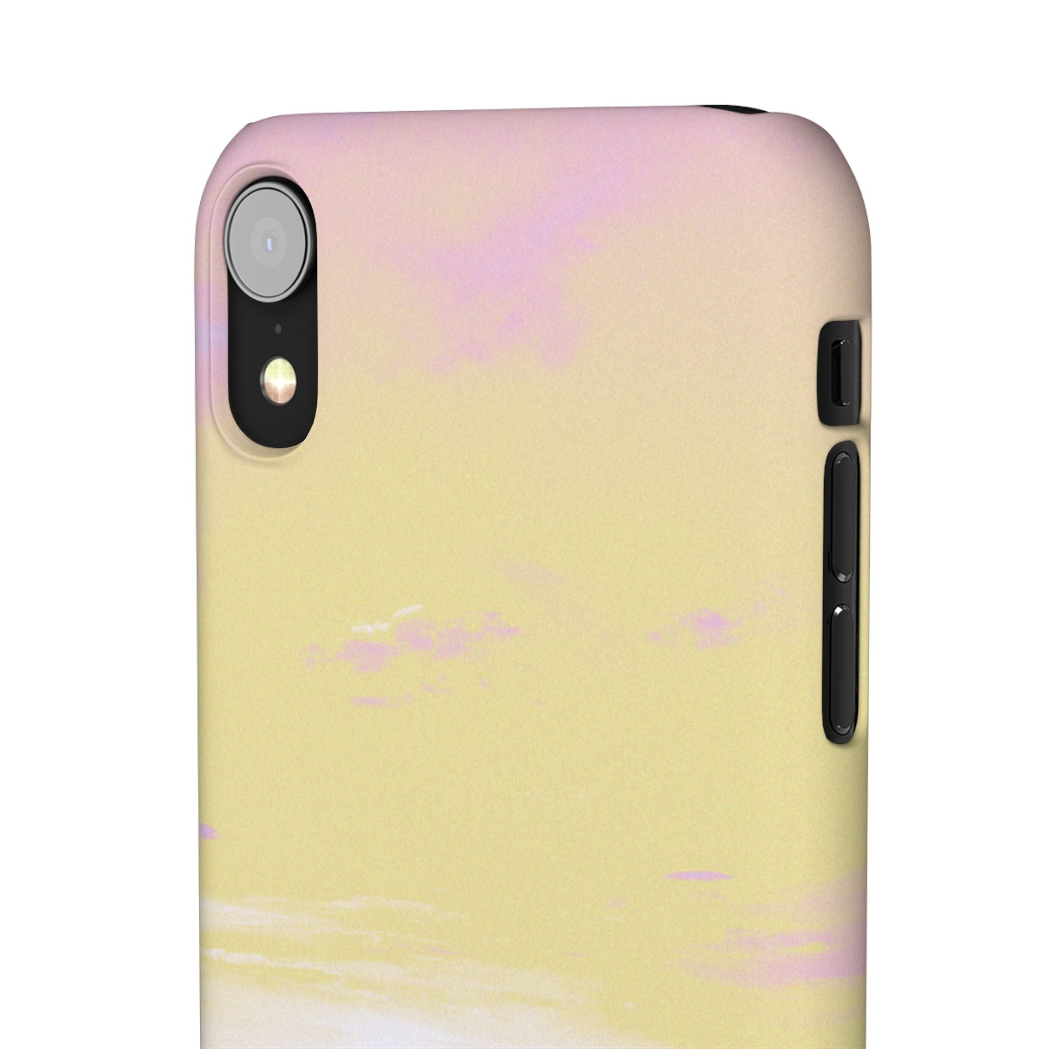 Pastel Lavender Field Phone Case — Sunset Sky Snap Case