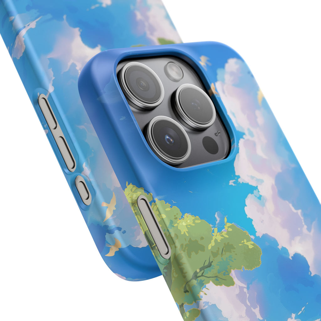 Snap Case Phone Case — Blue Sky Meadow Cloud Art