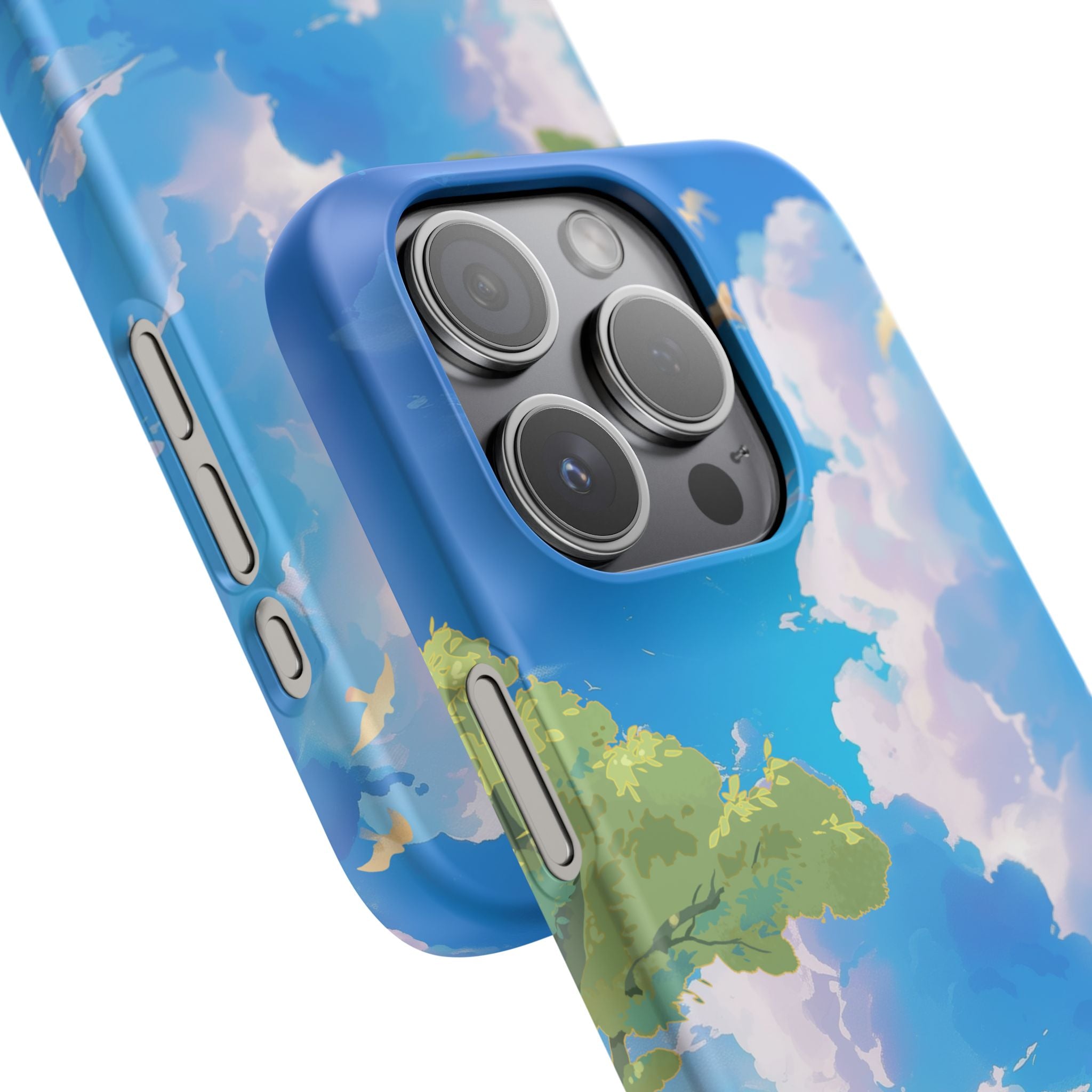 Snap Case Phone Case — Blue Sky Meadow Cloud Art