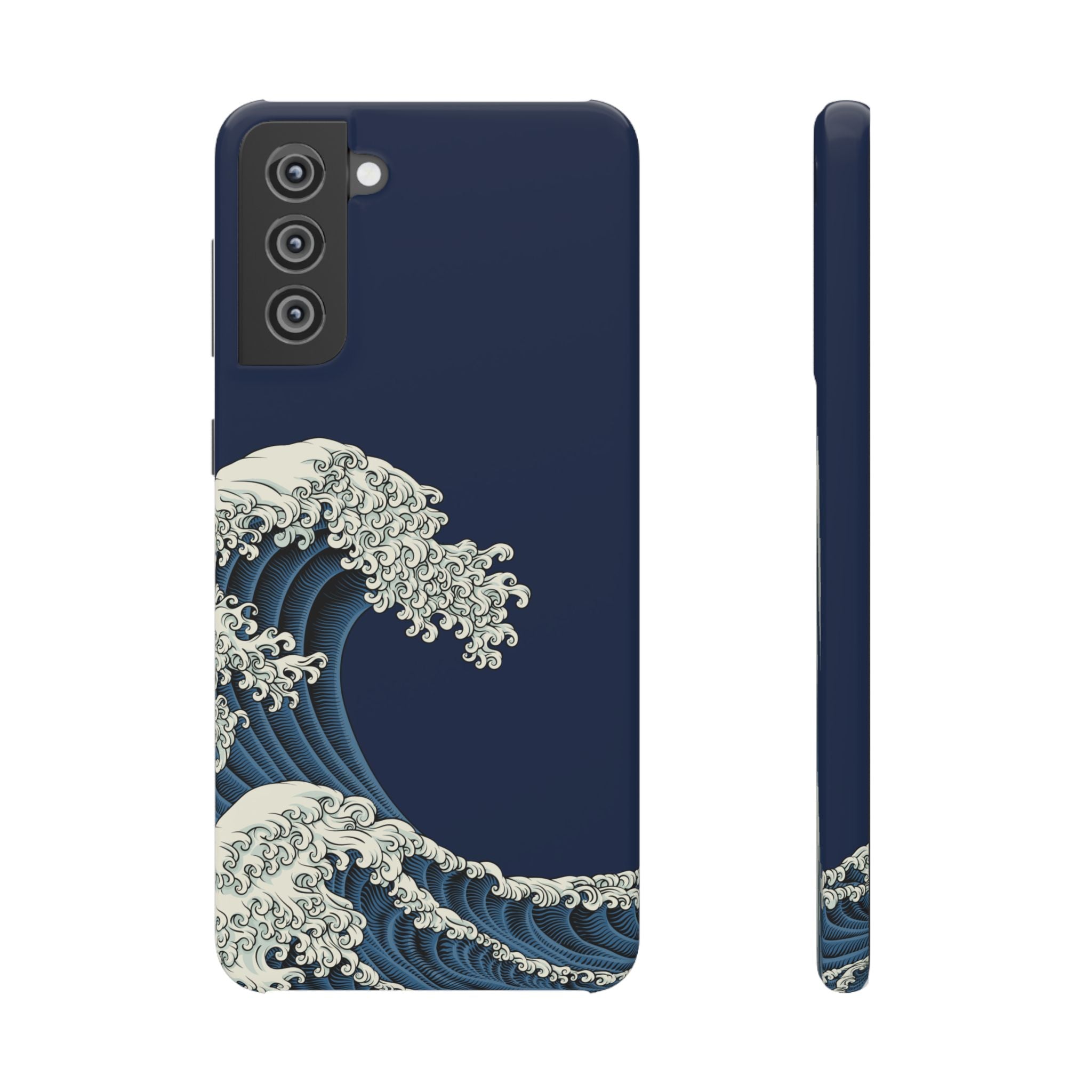 Phone Case — 'Go with the Flow' Wave Design