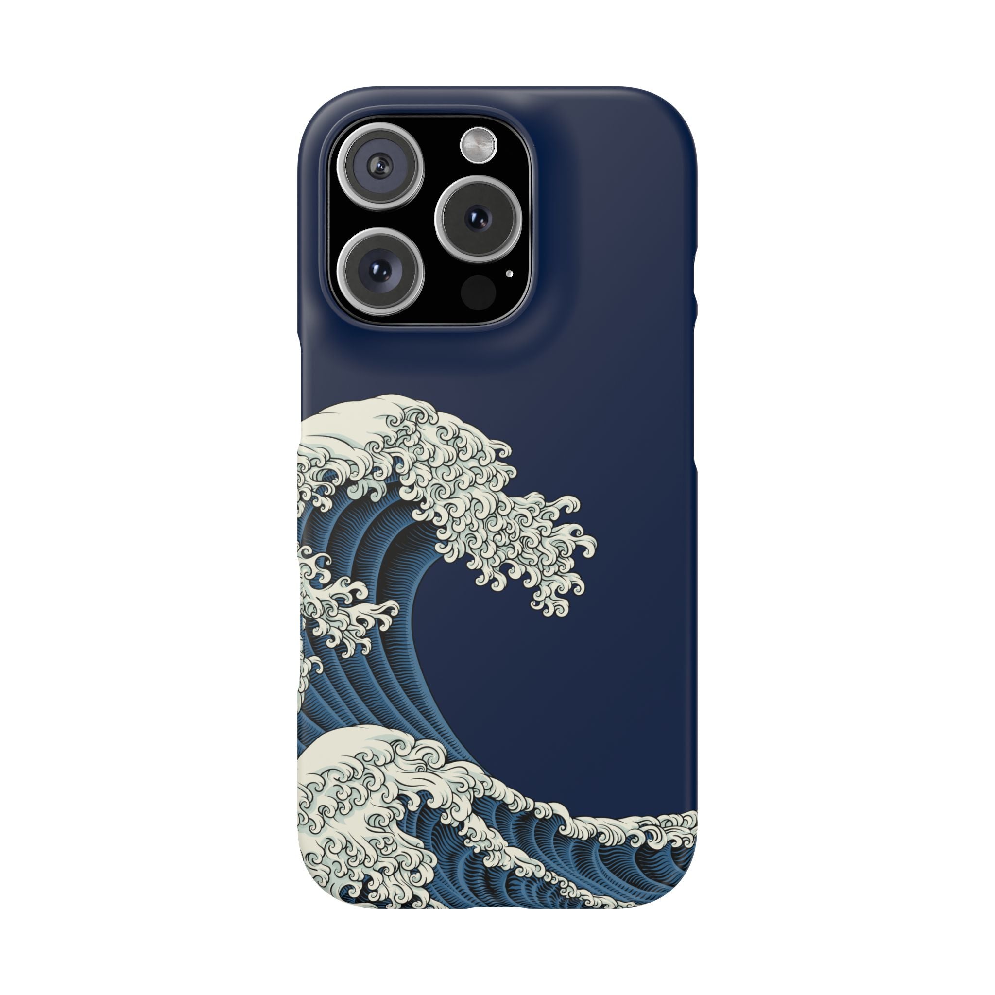 Phone Case — 'Go with the Flow' Wave Design