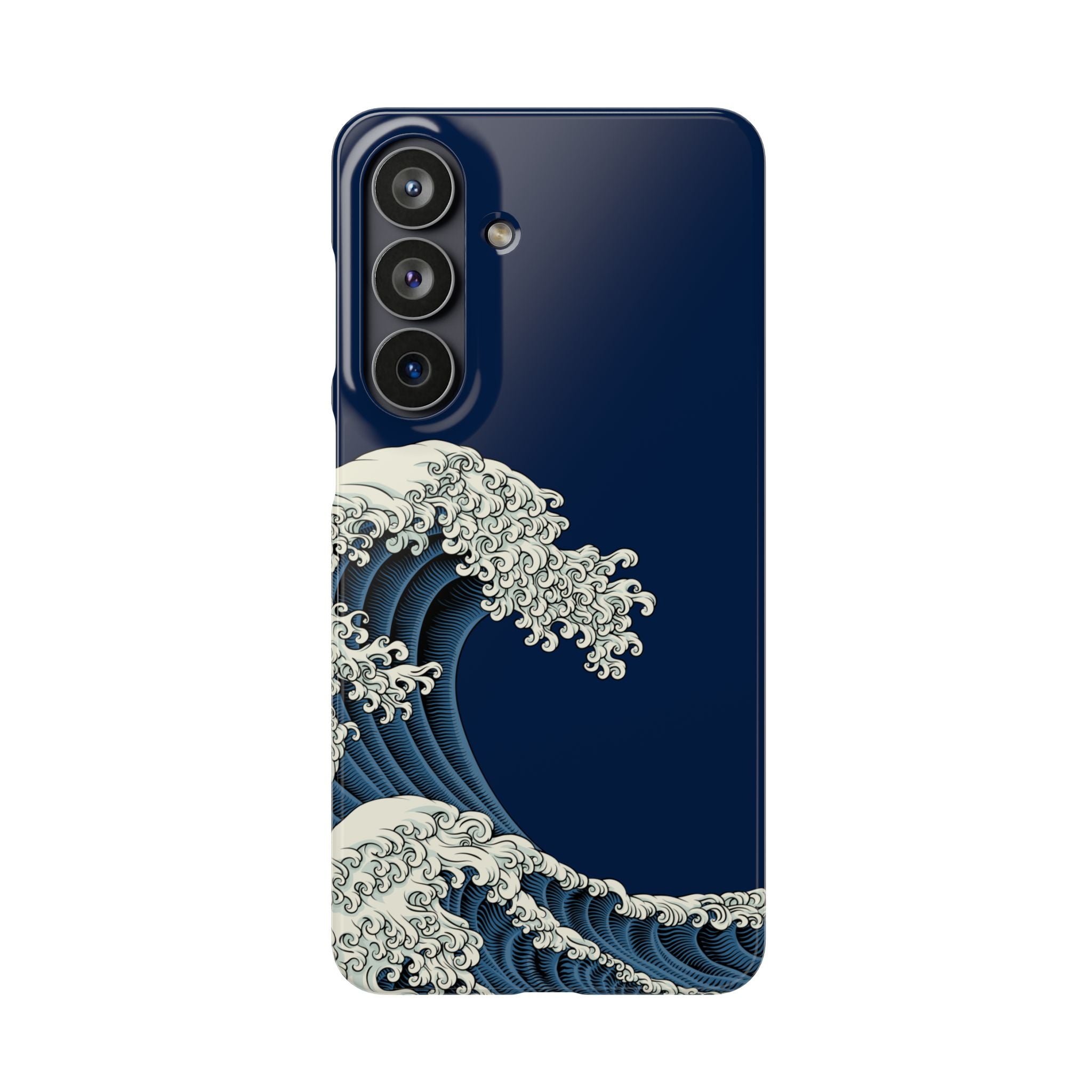 Phone Case — 'Go with the Flow' Wave Design