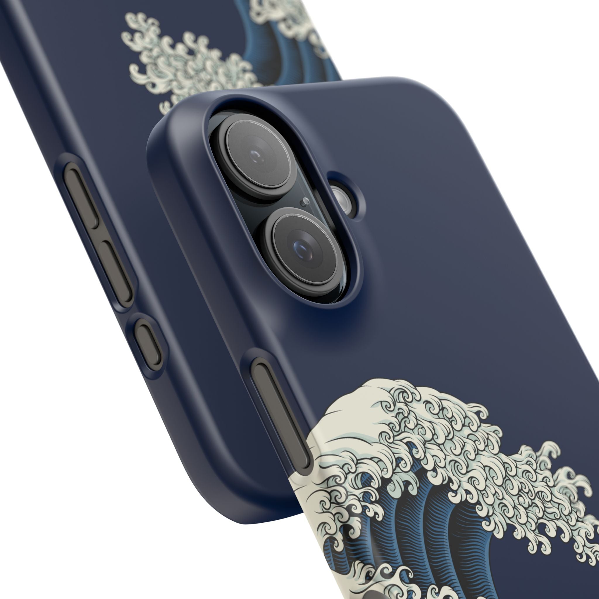 Phone Case — 'Go with the Flow' Wave Design