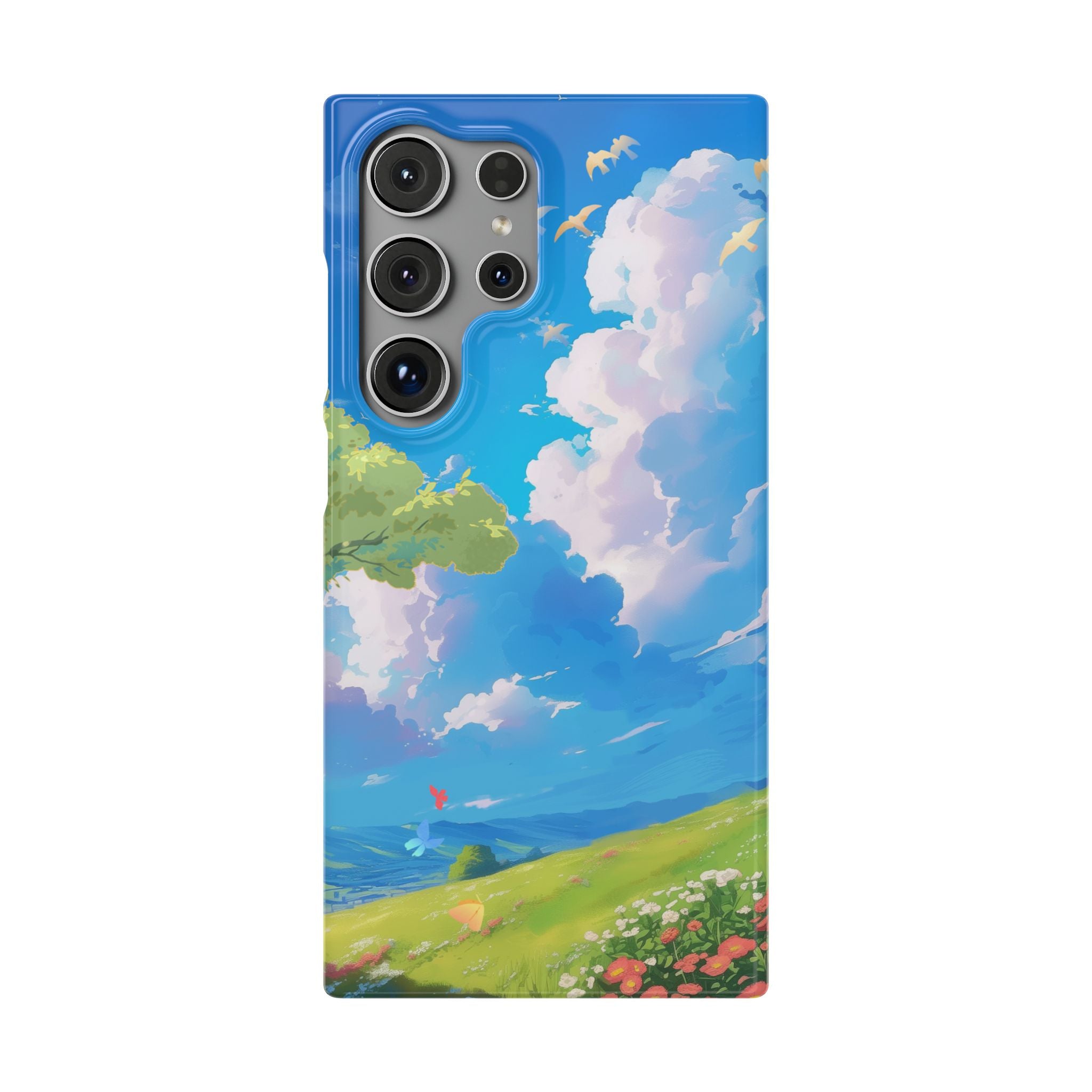 Snap Case Phone Case — Blue Sky Meadow Cloud Art