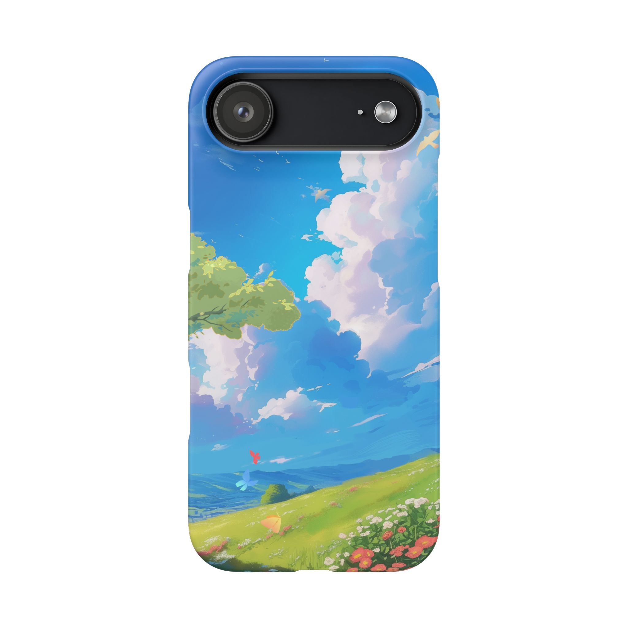 Snap Case Phone Case — Blue Sky Meadow Cloud Art