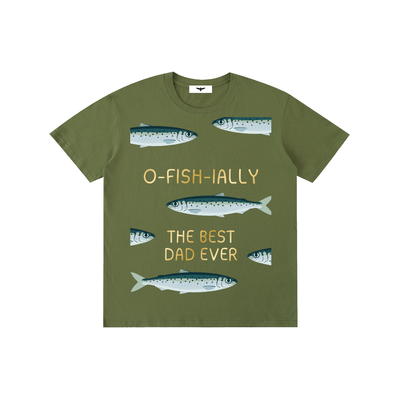 o-fish-ially the best dad Unisex T-Shirt